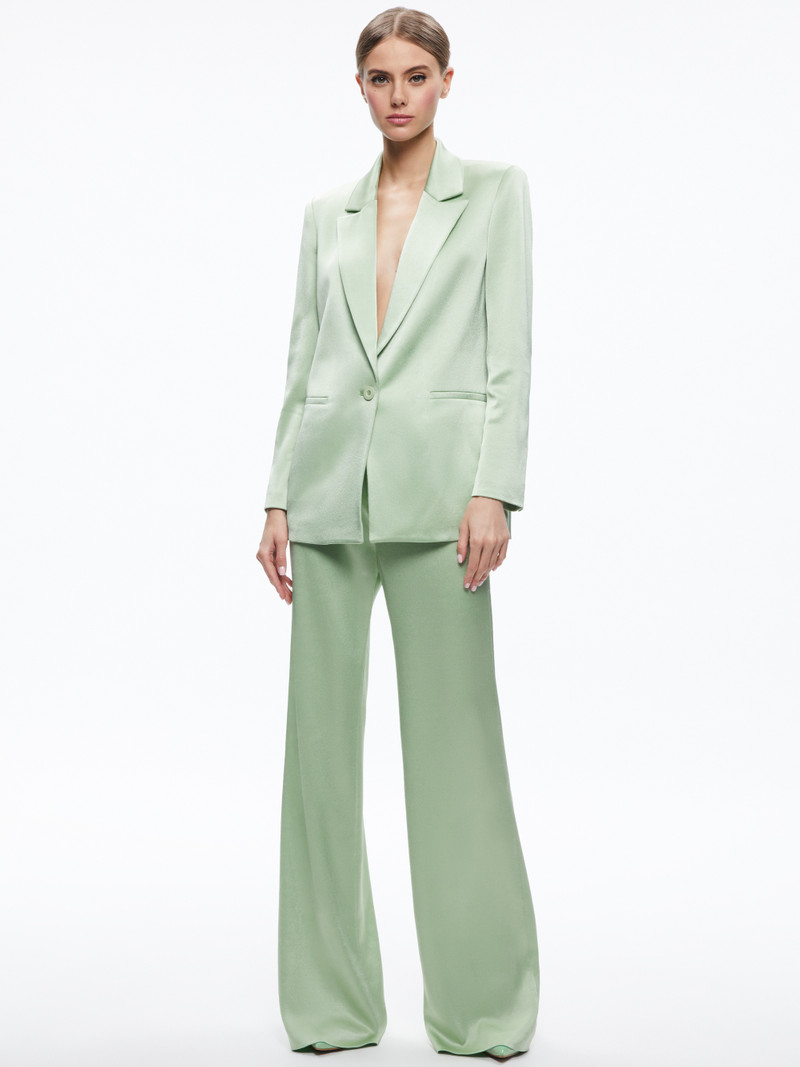 Alice + Olivia DENNY NOTCH COLLAR BOYFRIEND BLAZER outlook