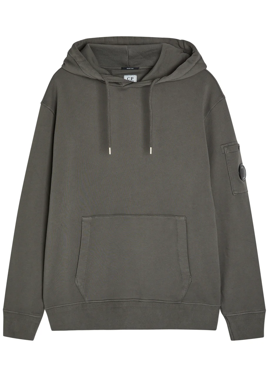 C.P. Company Hooded Cotton Sweatshirt - 1