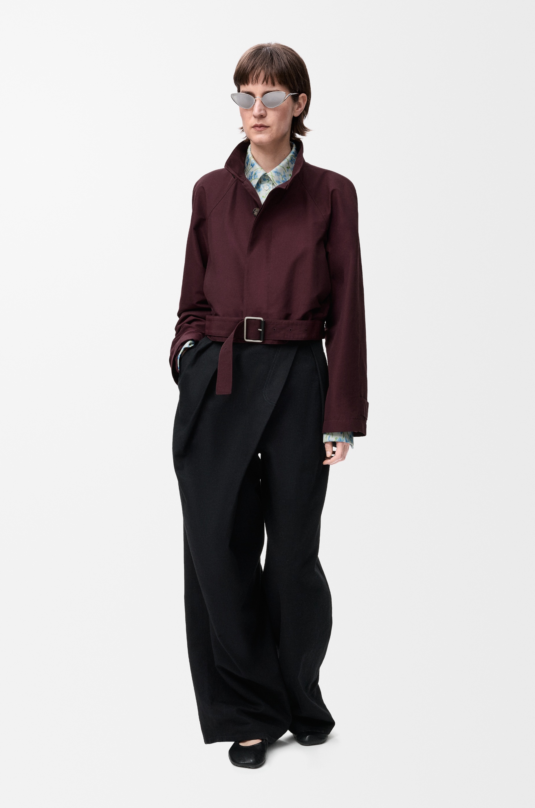 Short trench in cotton blend - 2