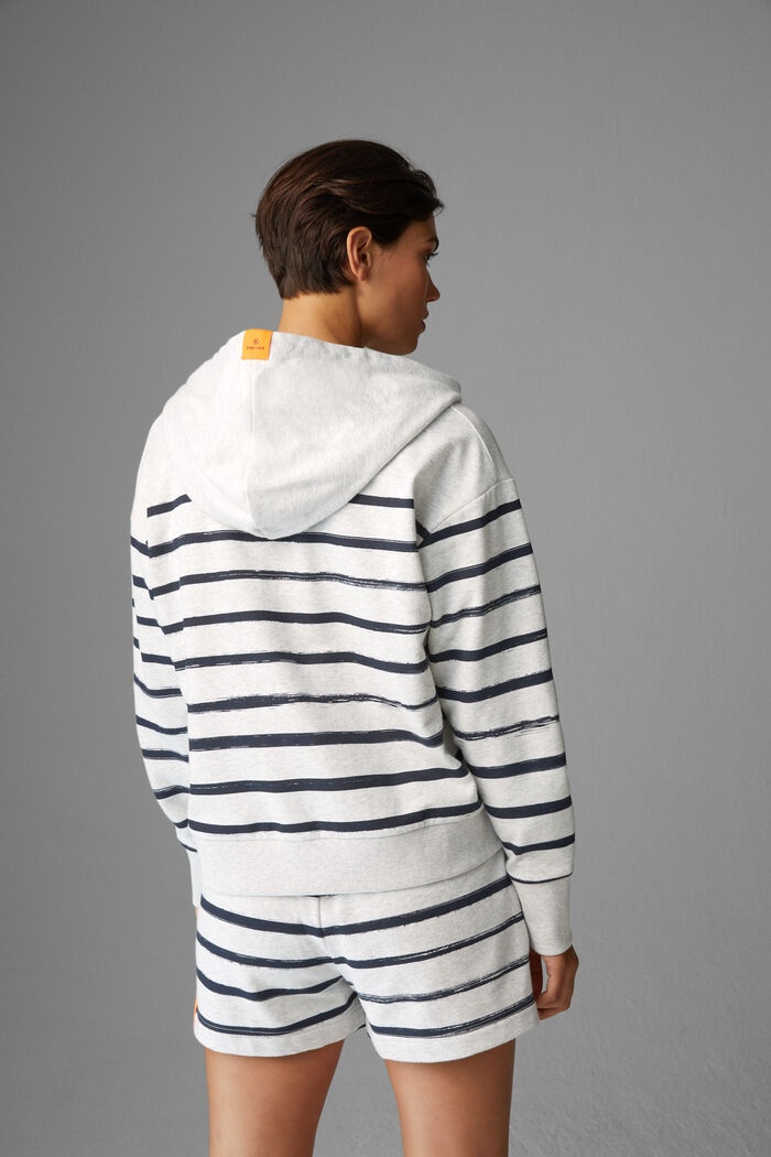 Dawn Hoodie in Gray/Dark blue - 3