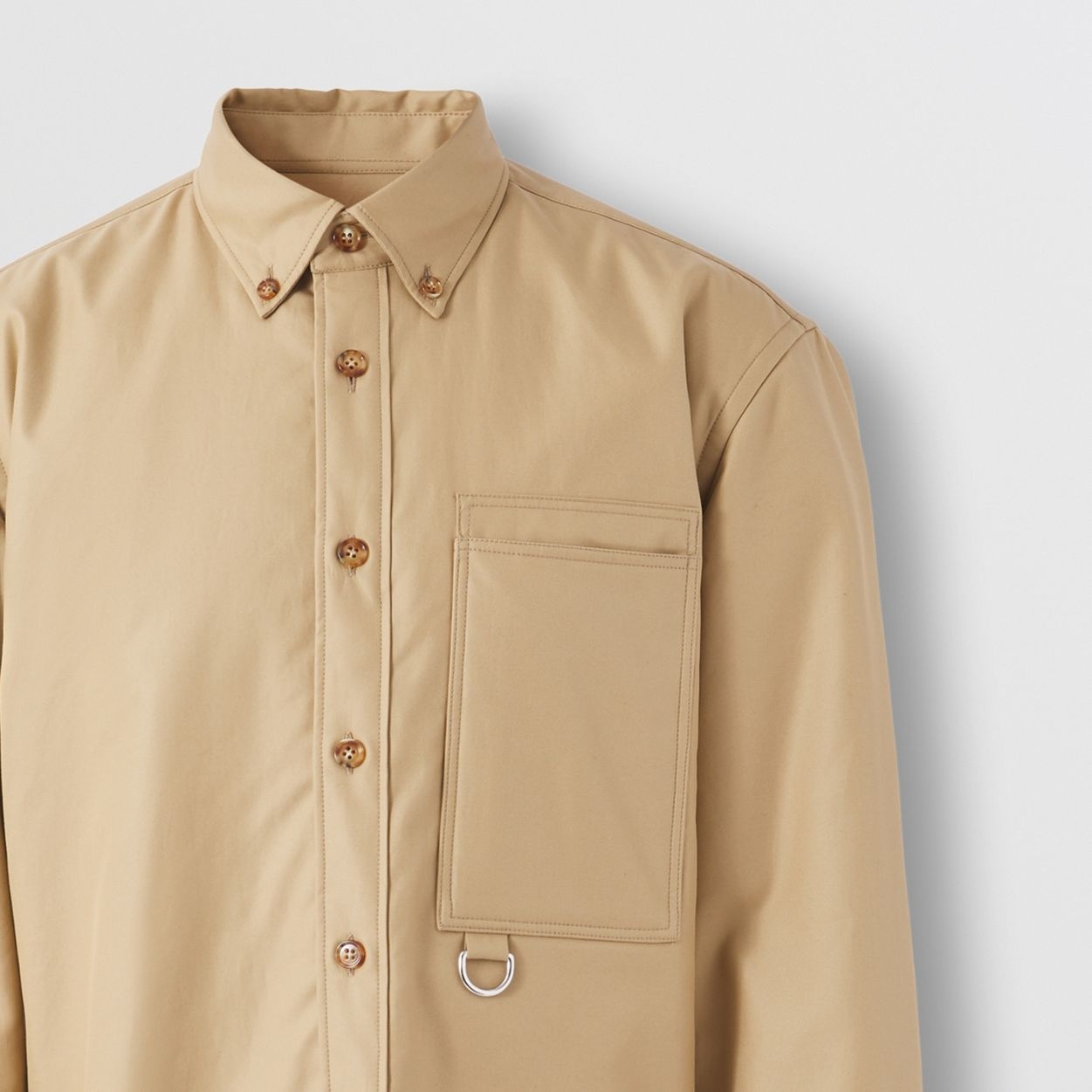 Embroidered Logo Cotton Shirt - 7
