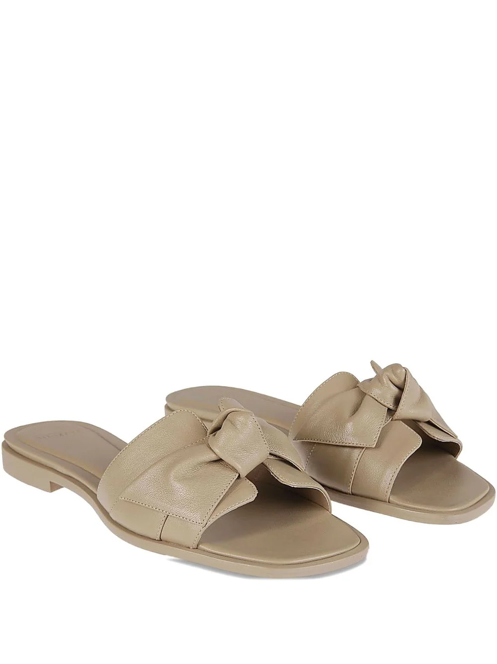 Maxi Clarita bow-detail leather sandals - 1