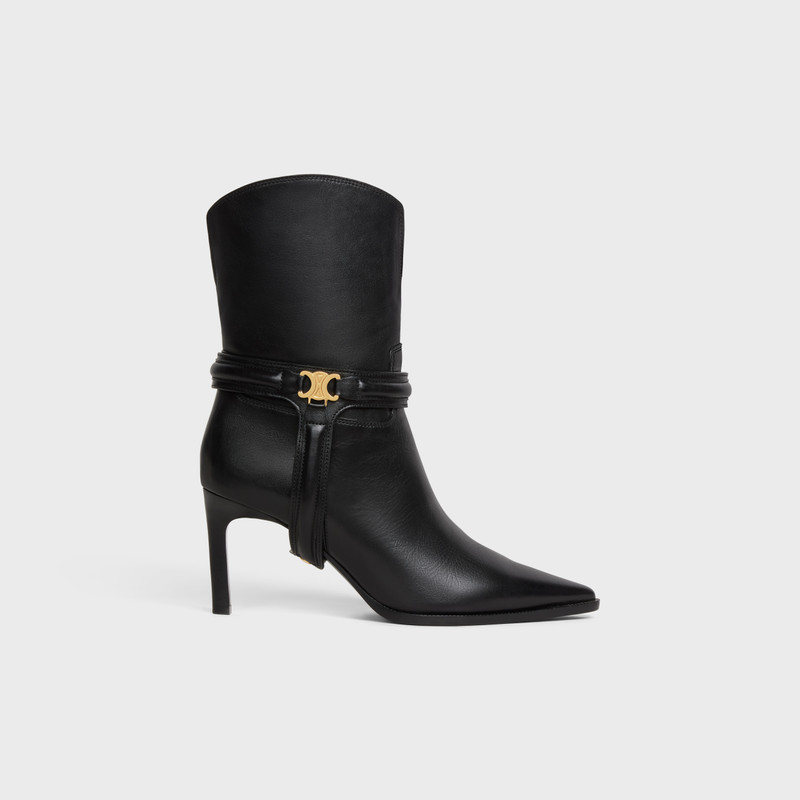 CELINE VERNEUIL TRIOMPHE HARNESS LOW BOOT in Calfskin 1