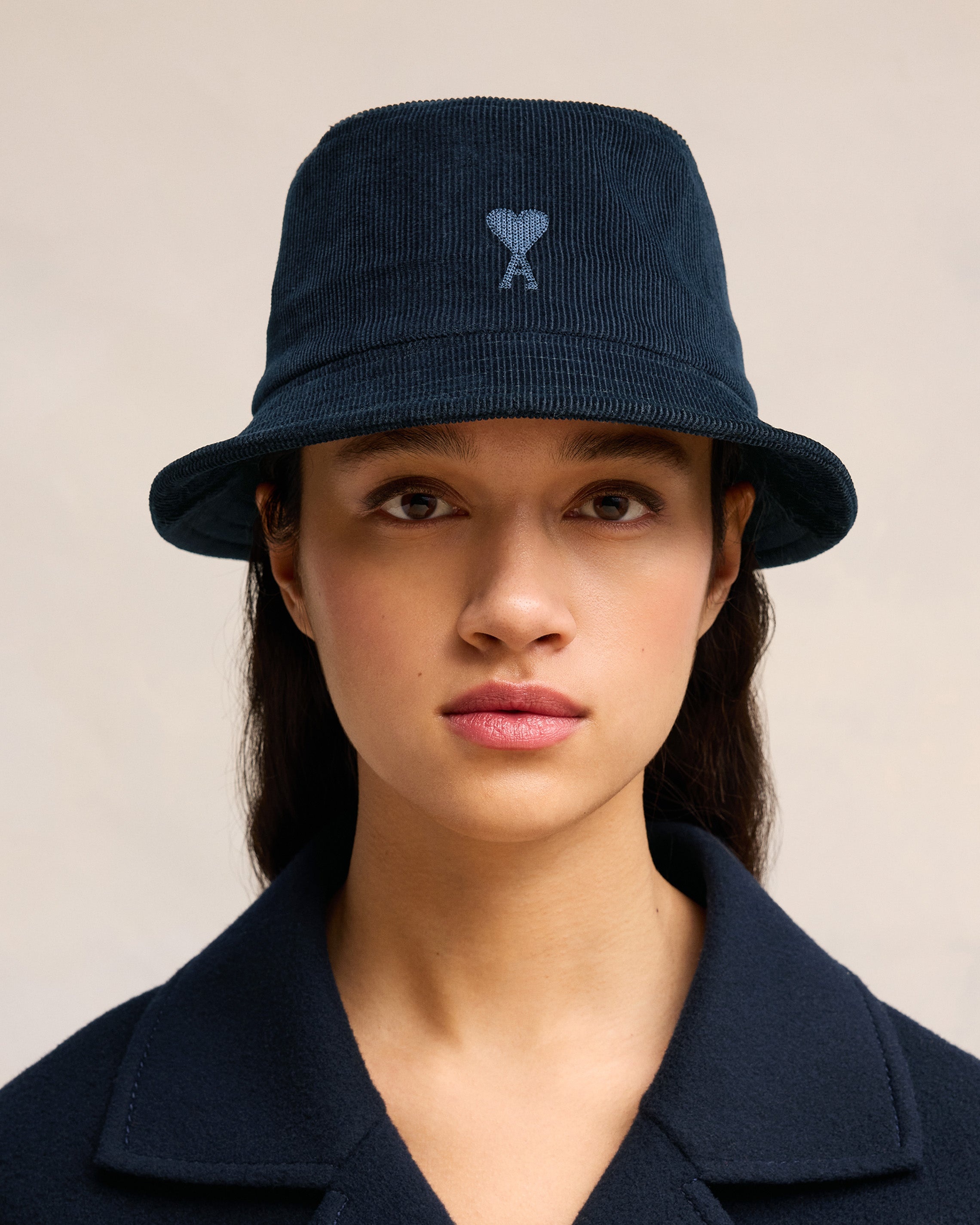 TONAL AMI DE COEUR EMBROIDERY BUCKET HAT - 2