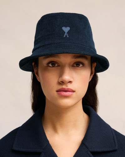 AMI Paris TONAL AMI DE COEUR EMBROIDERY BUCKET HAT outlook