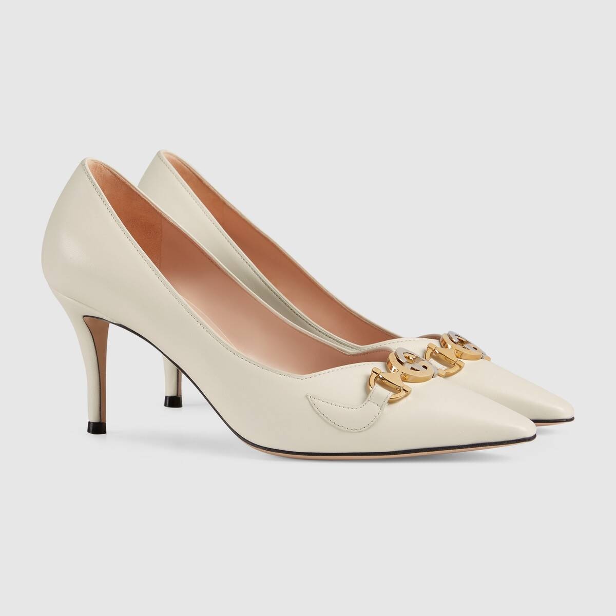 Gucci Zumi mid-heel leather pump - 2