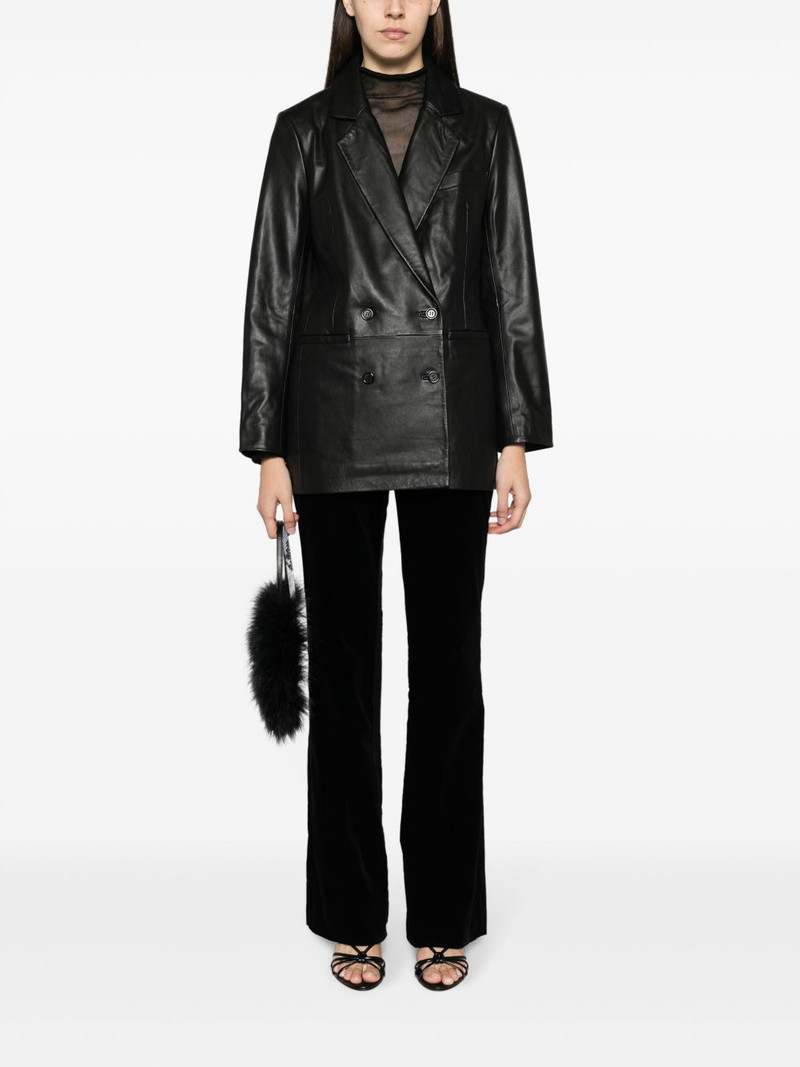 Reformation Veda Dalia leather blazer outlook