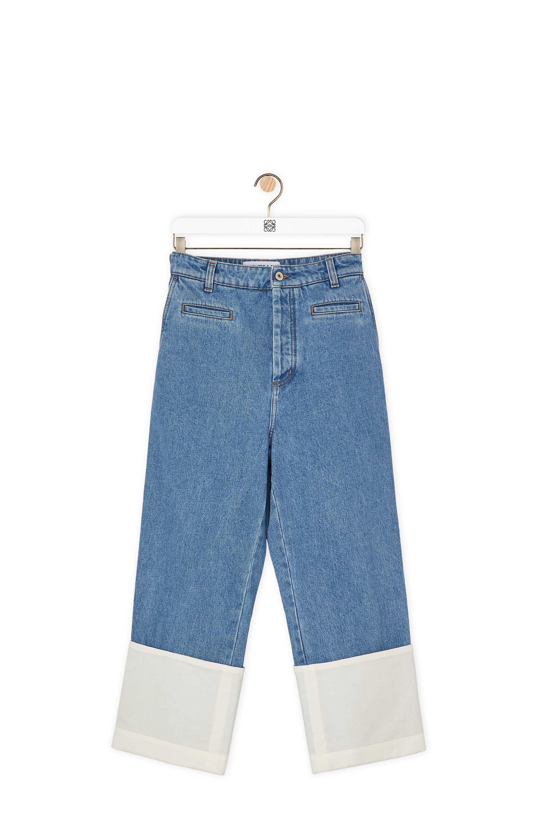 Fisherman stonewash jeans in cotton - 1