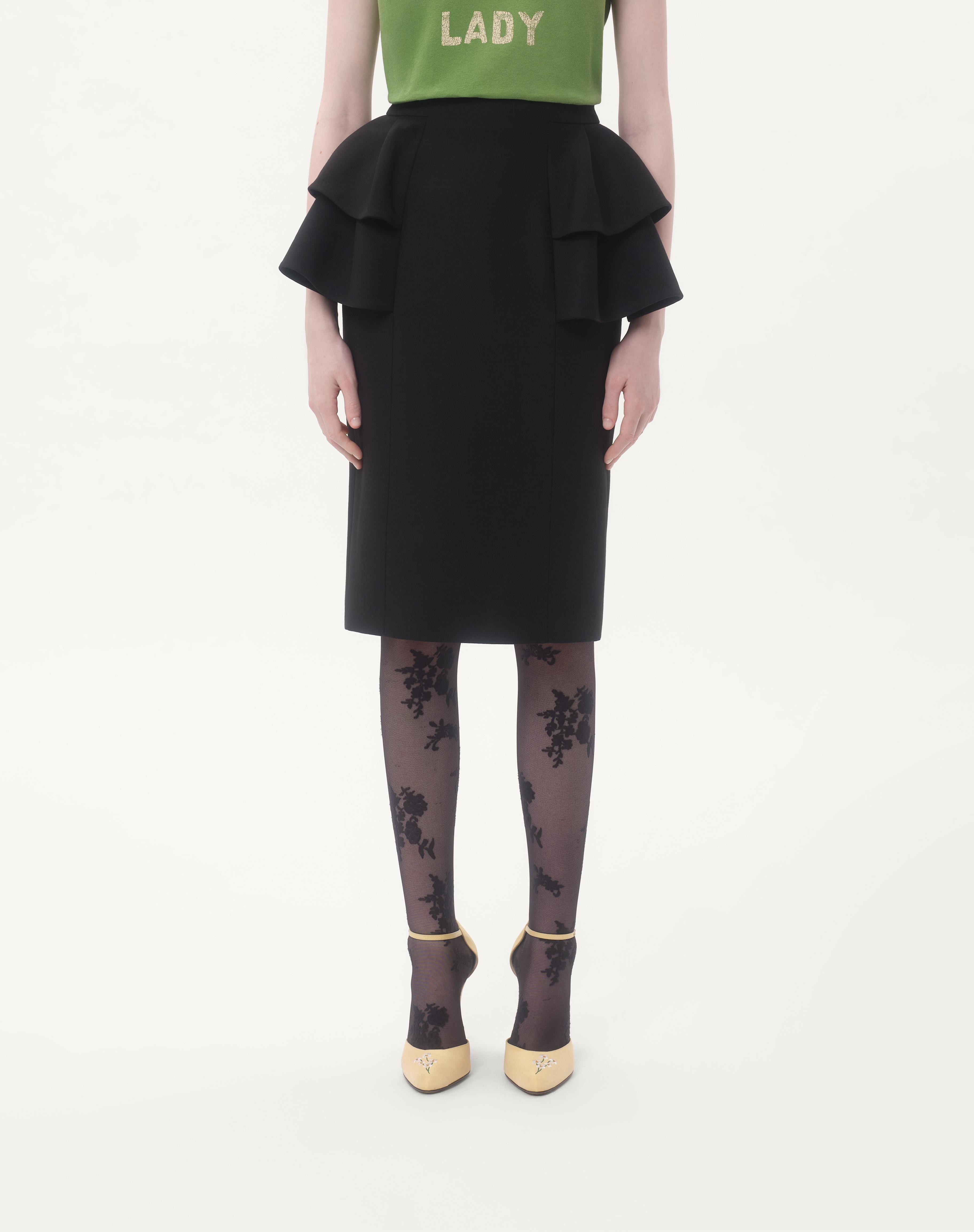 CREPE COUTURE MIDI SKIRT - 3
