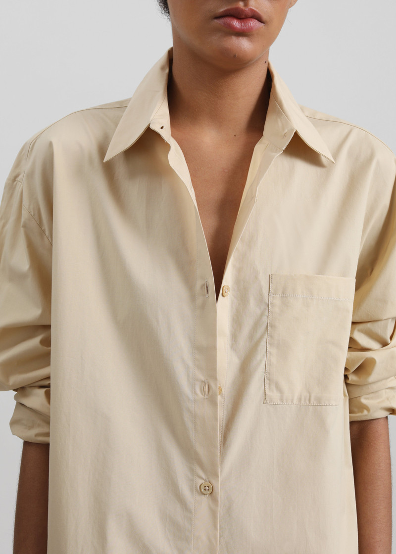 Helena Shirt Dress - Beige 6