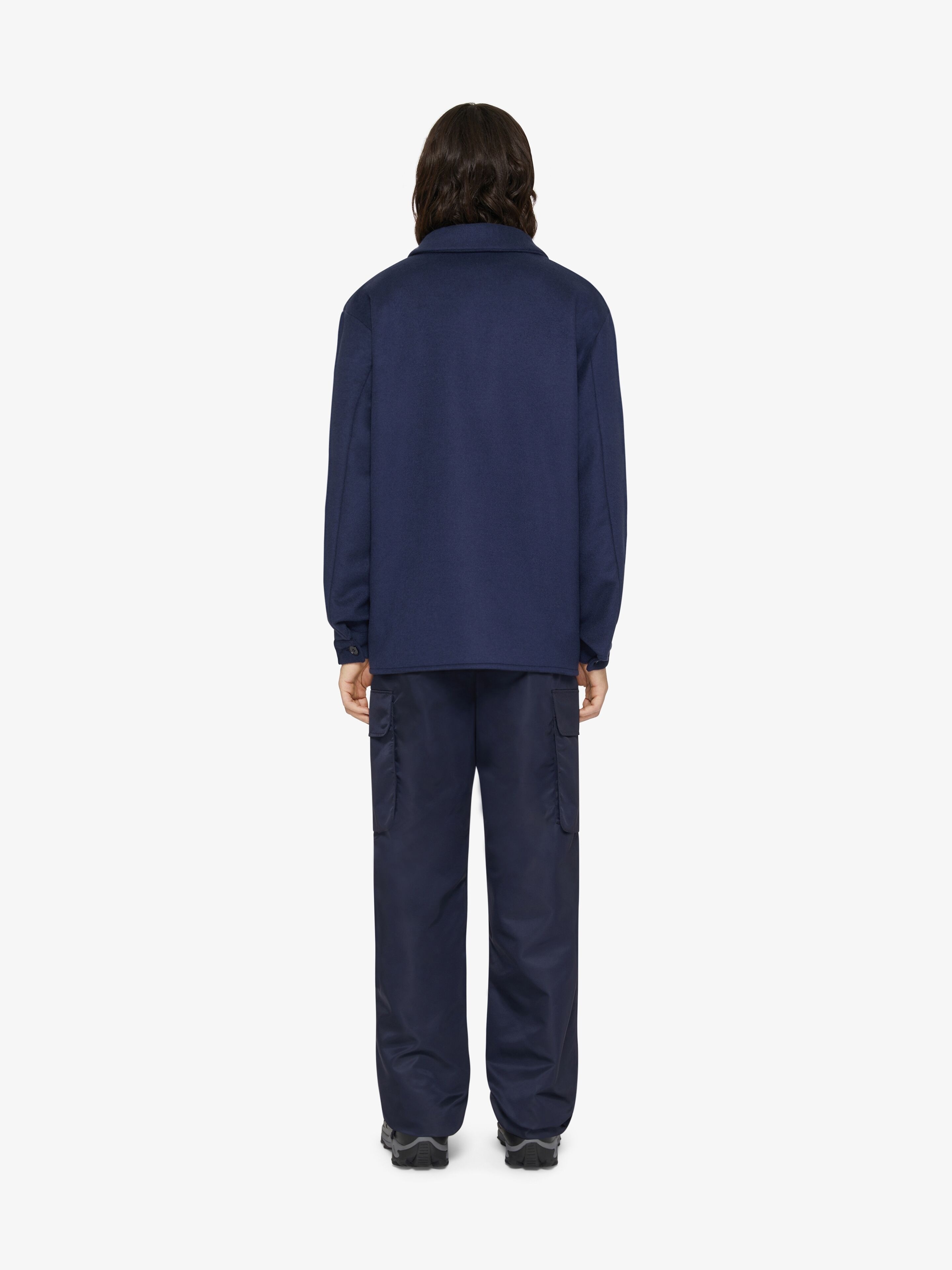 OVERSHIRT IN DOUBLE FACE WOOL AND CASHMERE - 3