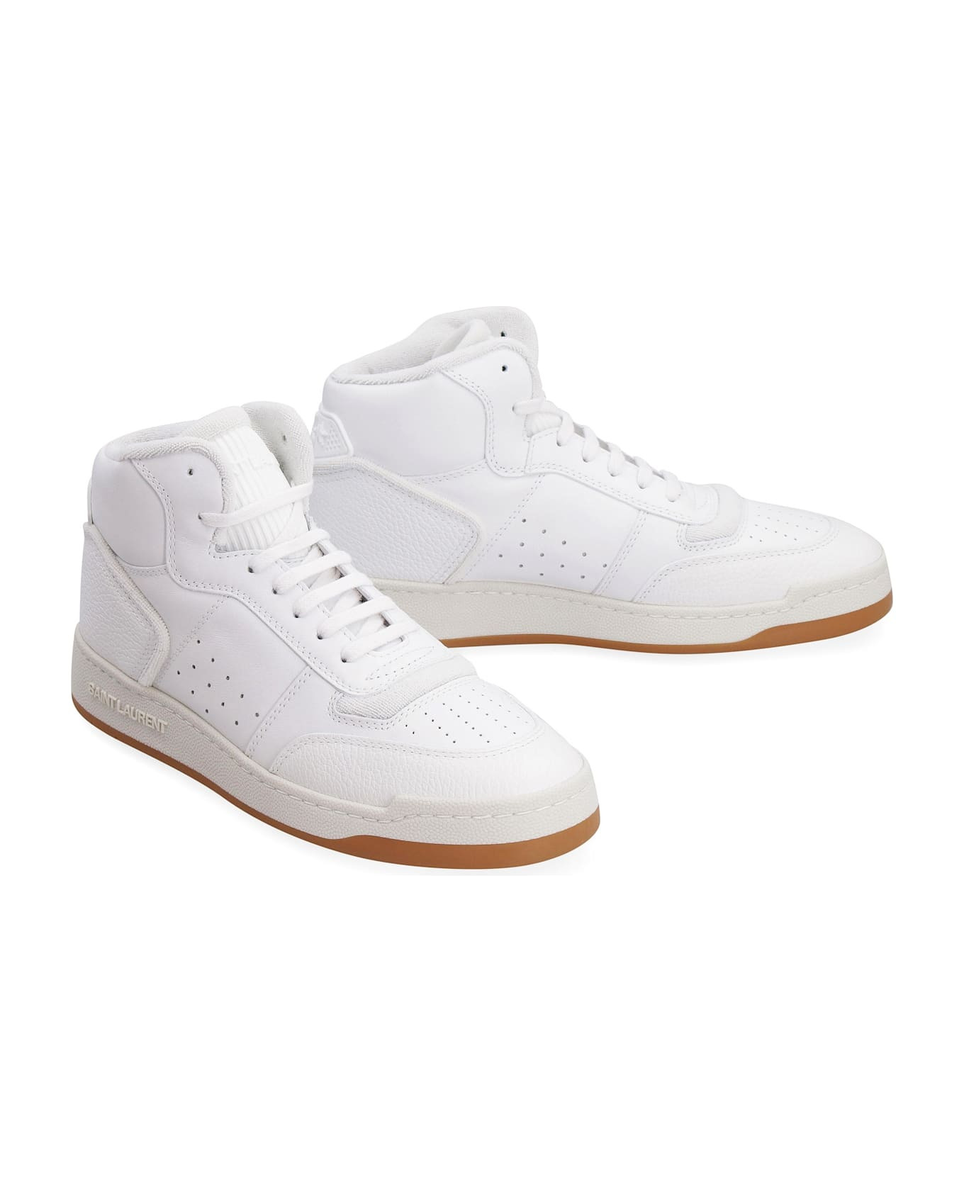 Sl/80 Leather High-top Sneakers - 3