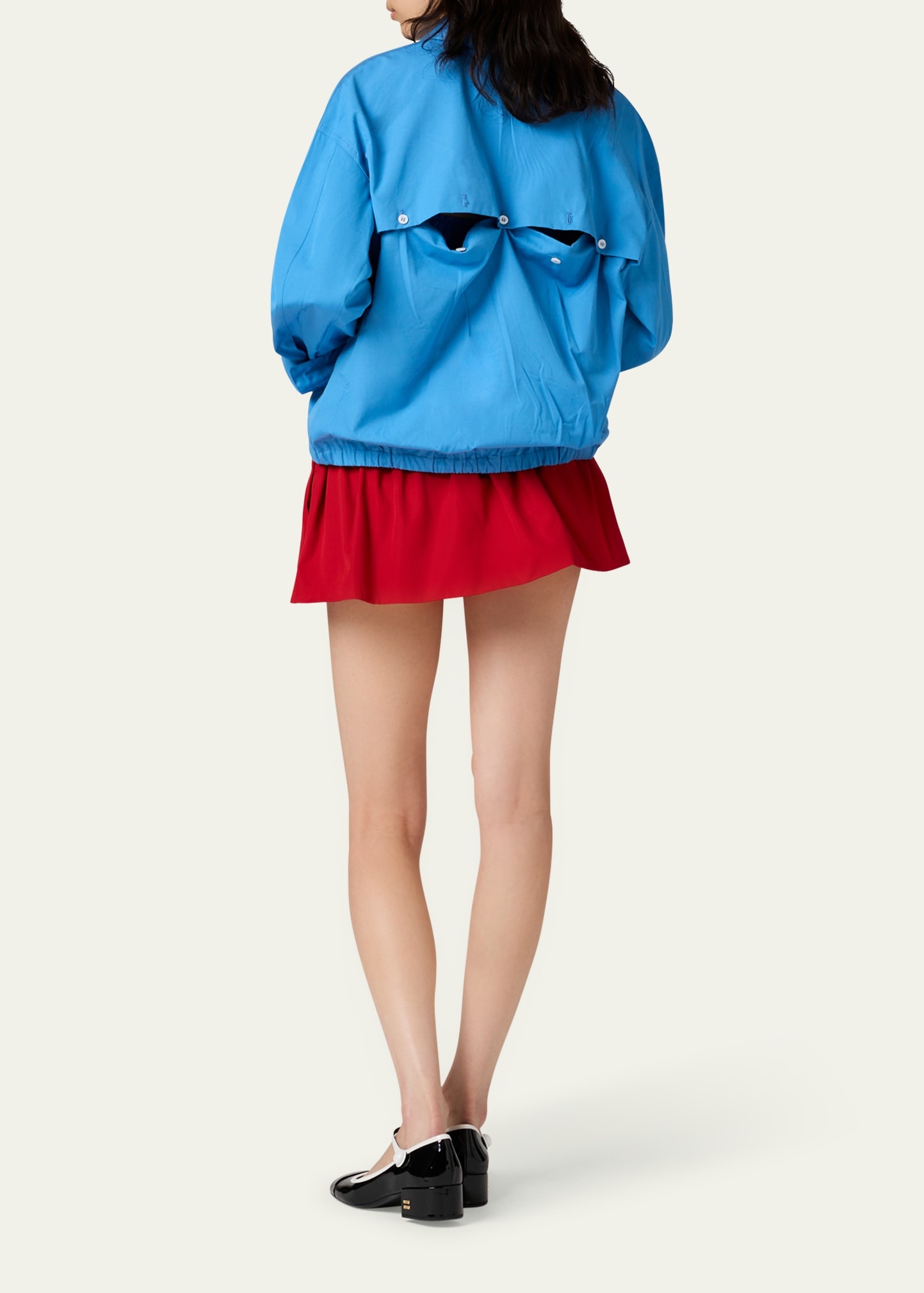 Poplin Mini Skirt - 3