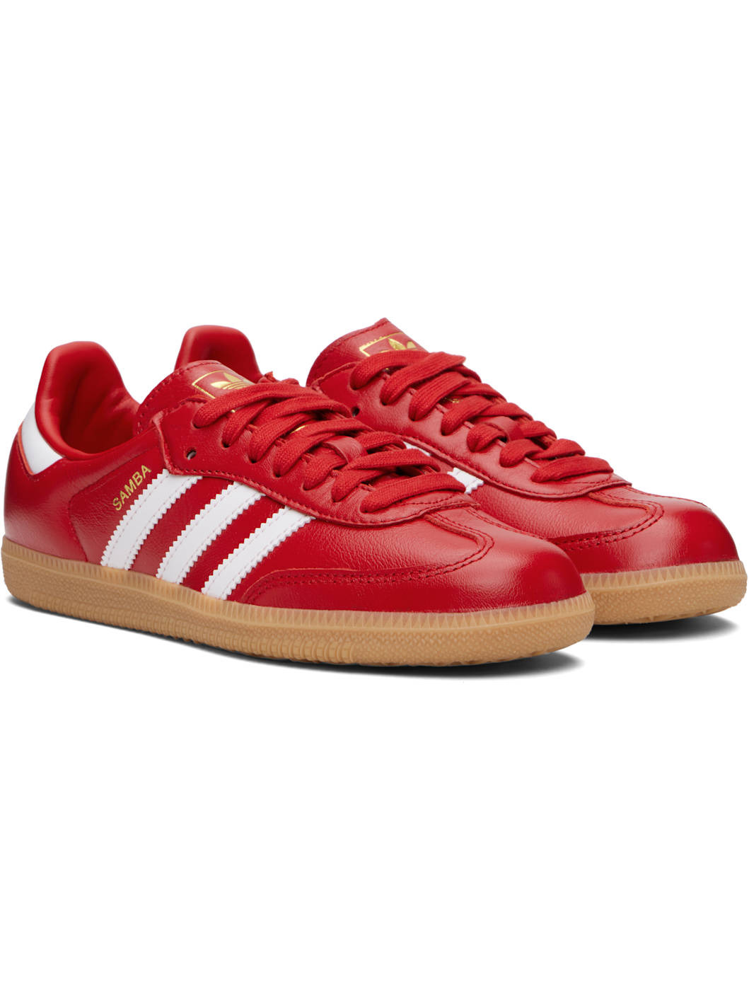 Red Samba OG Sneakers - 4