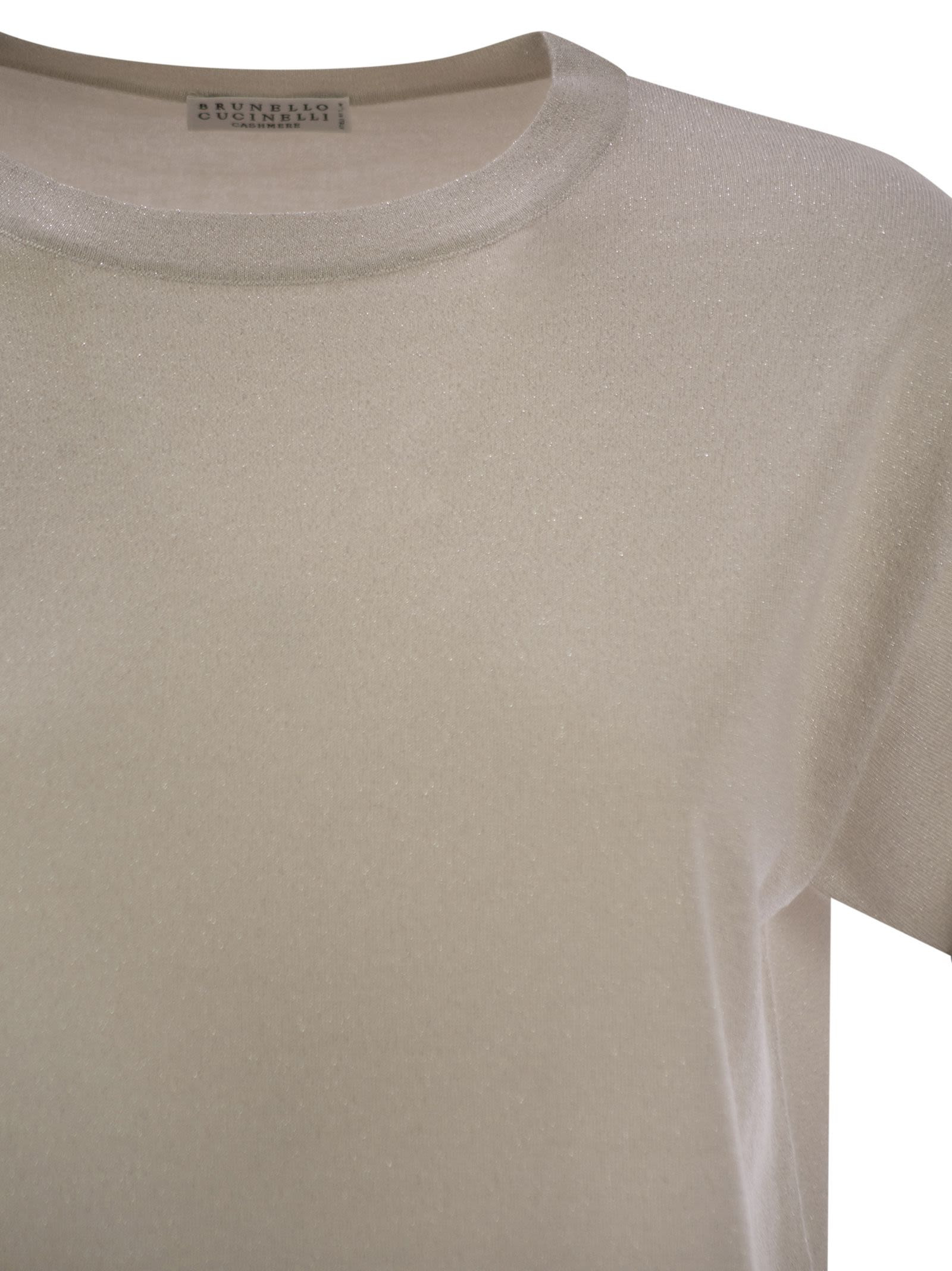 Brunello Cucinelli Women Sparkling Lightweight Cashmere And Silk Sweater - 4