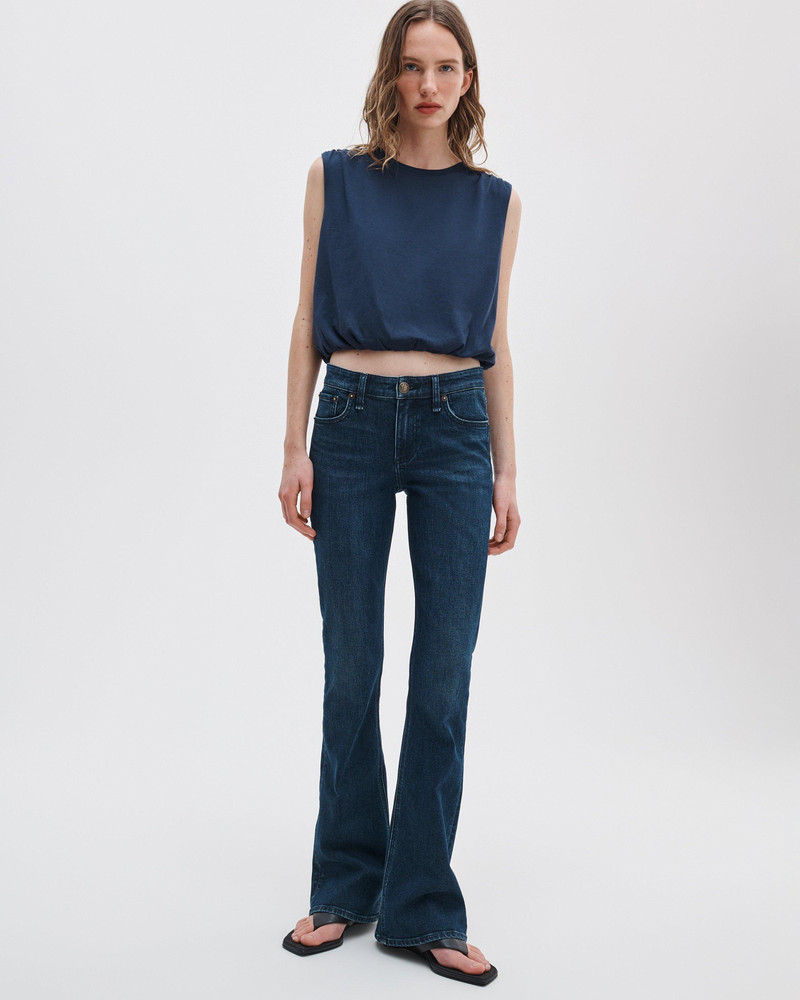 rag & bone Kinsley Bootcut Jean Low-Rise in Vintage Stretch Denim outlook