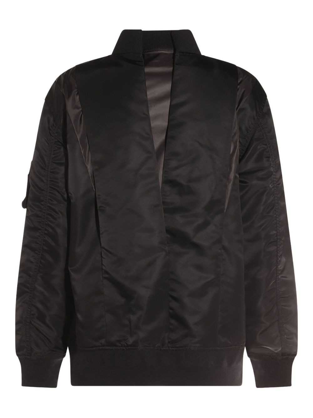 satin-panel bomber jacket - 2