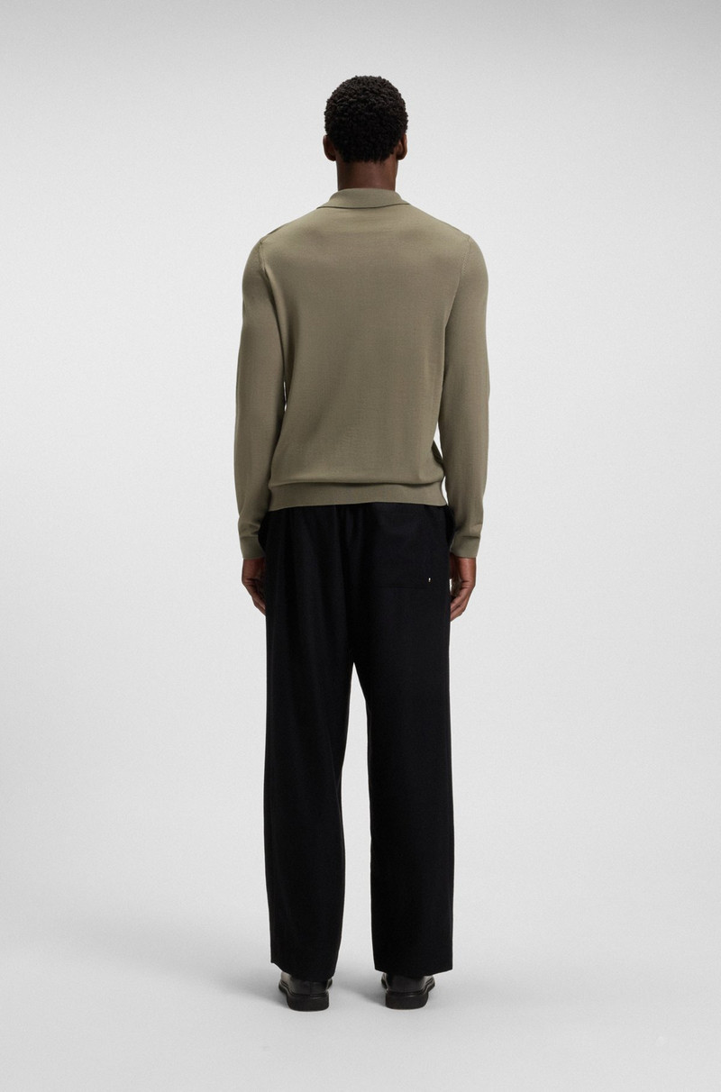 REGULAR-FIT KNIT POLO IN VIRGIN WOOL 5