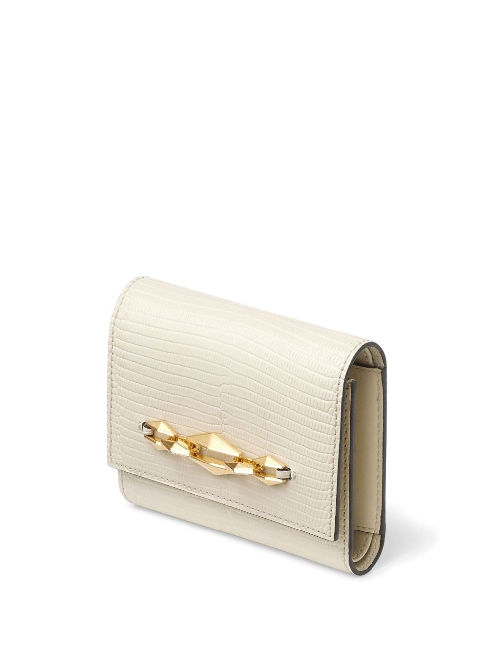 Marinda chain-detailing leather wallet - 3