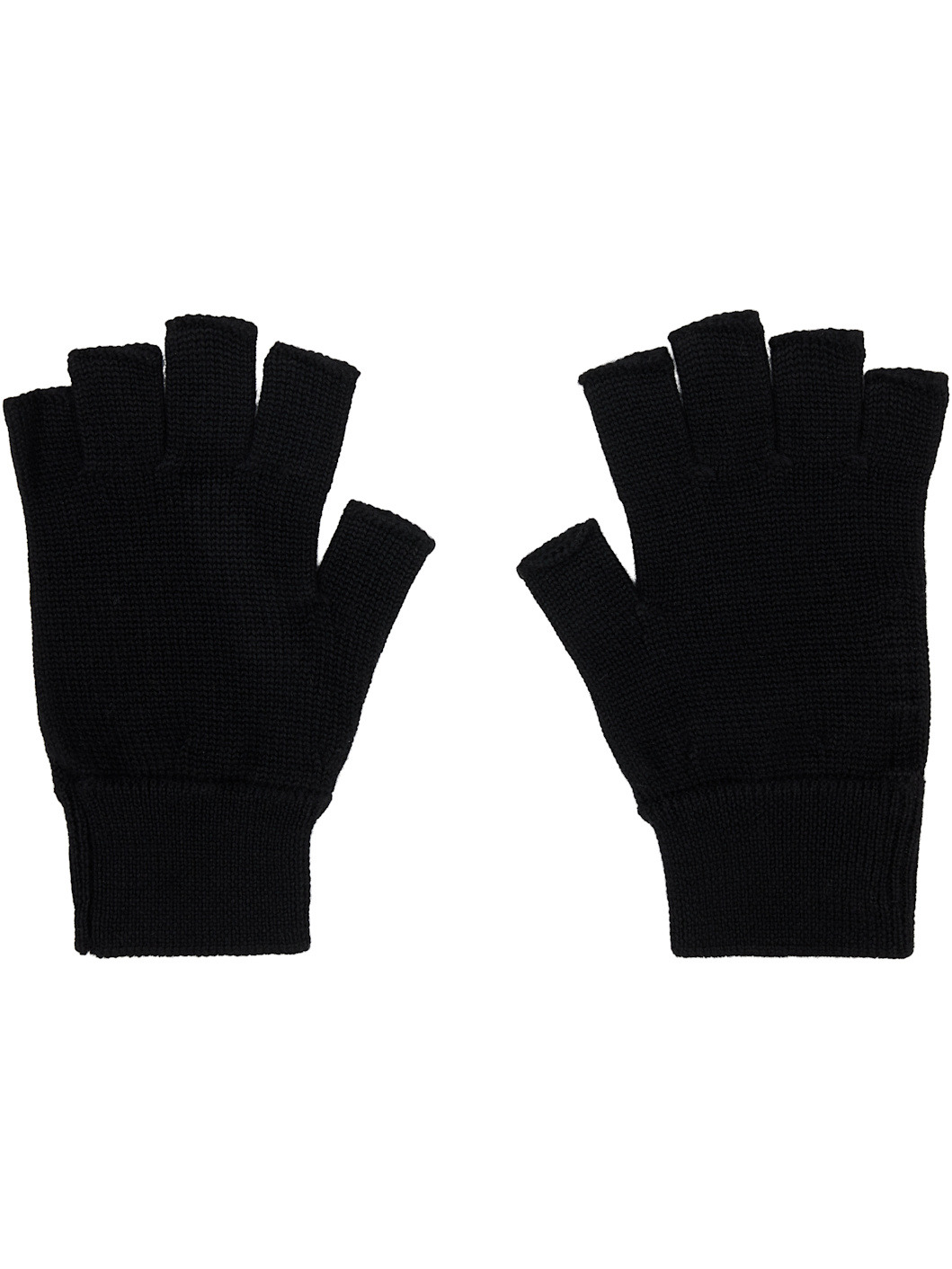 Black Concordians Fingerless Gloves - 2