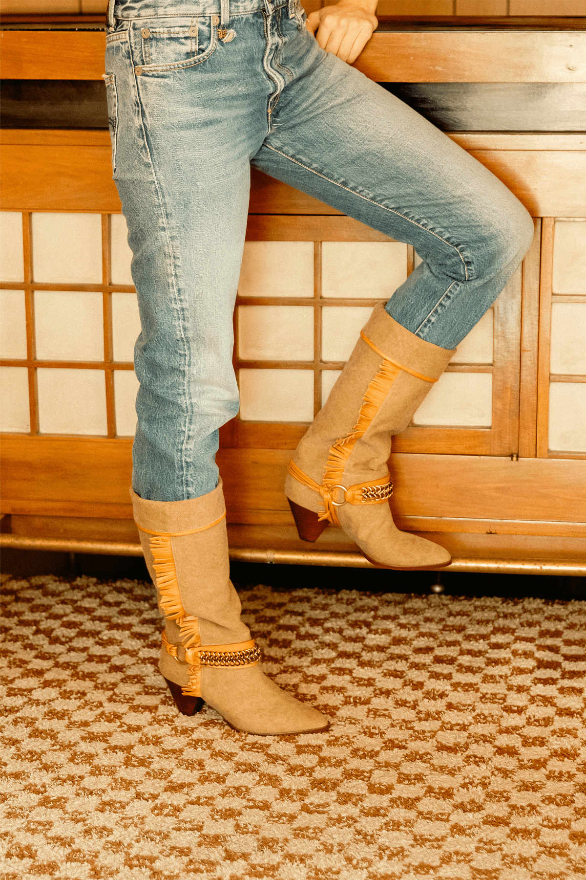Levon Boots in Khaki - 6