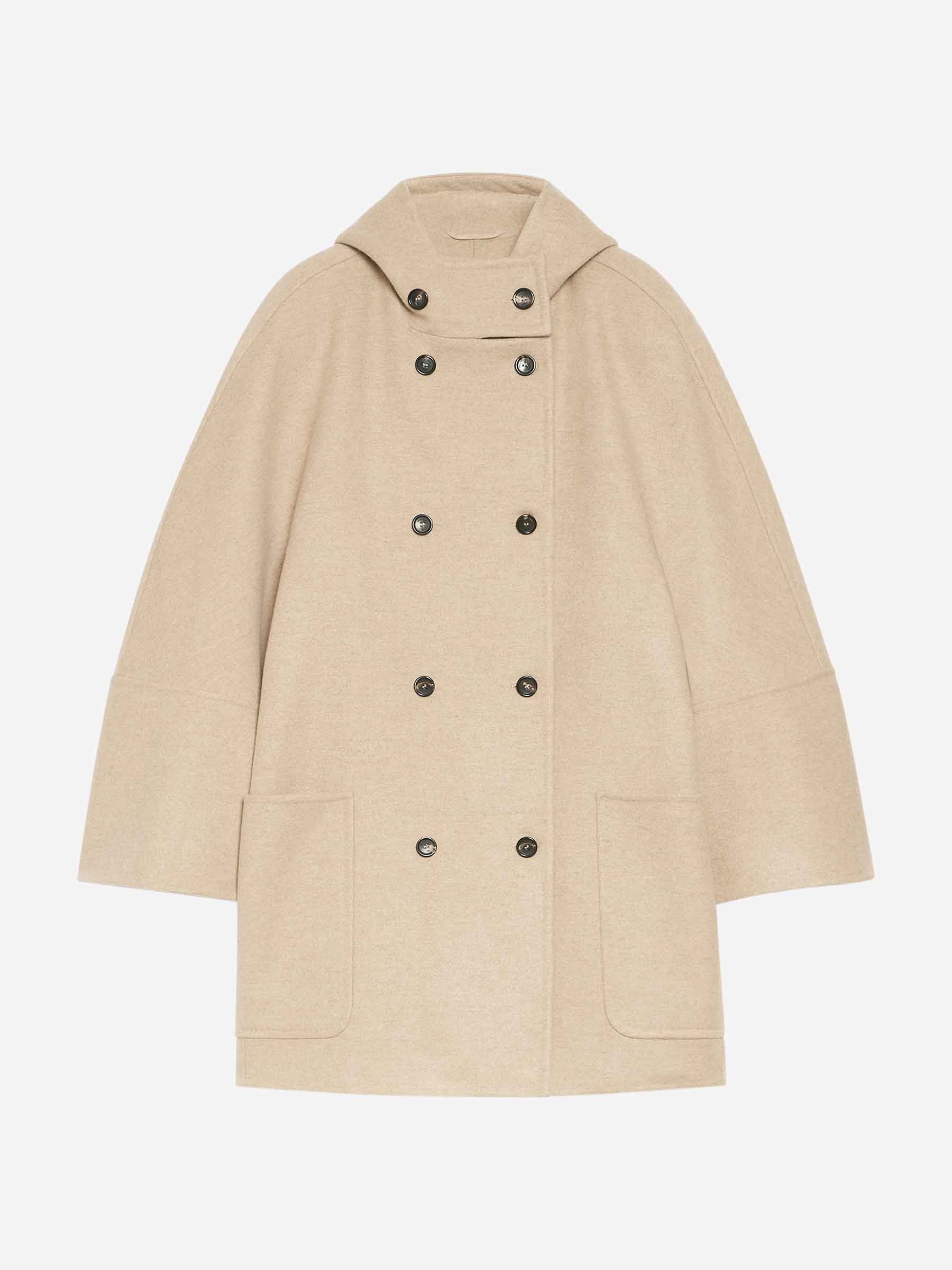 OVERSIZED HOODED COAT - 1