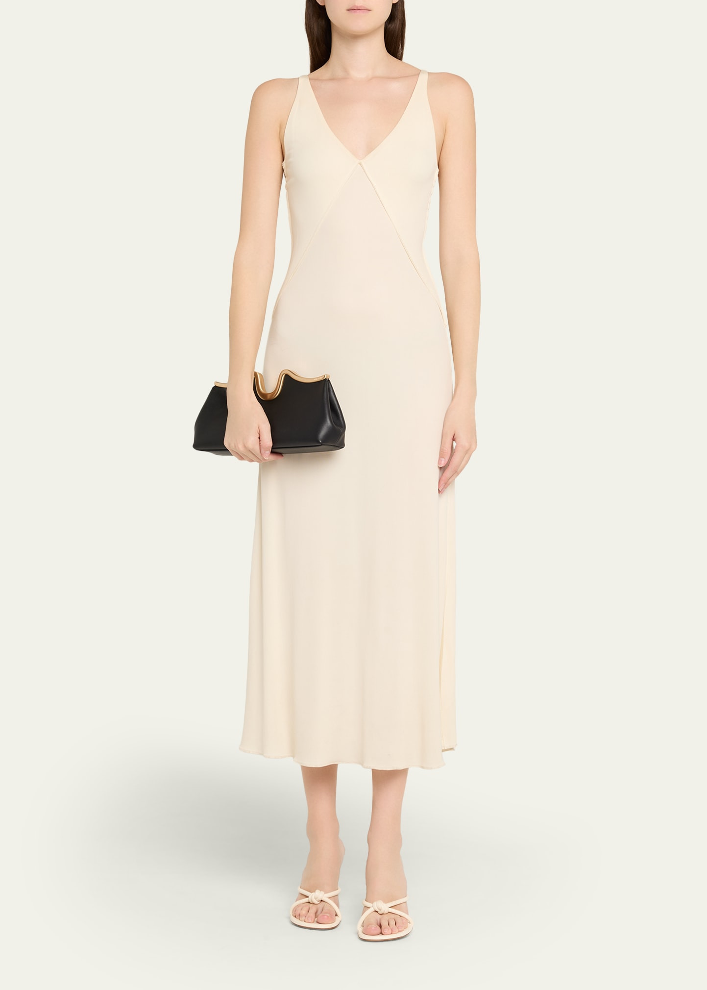 Valma Sculptural Leather Clutch Bag - 6