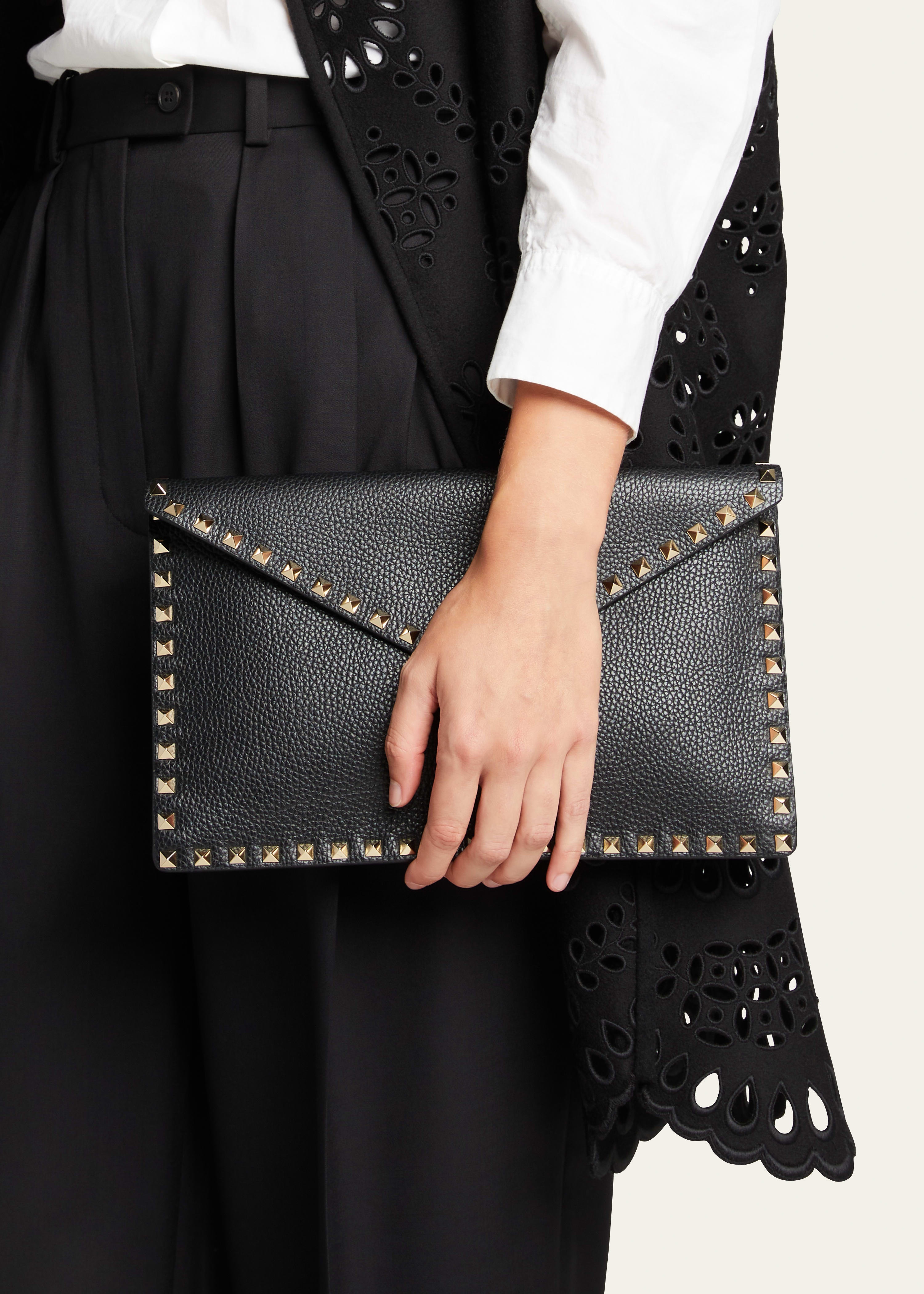 Rockstud Large Envelope Clutch Bag - 2