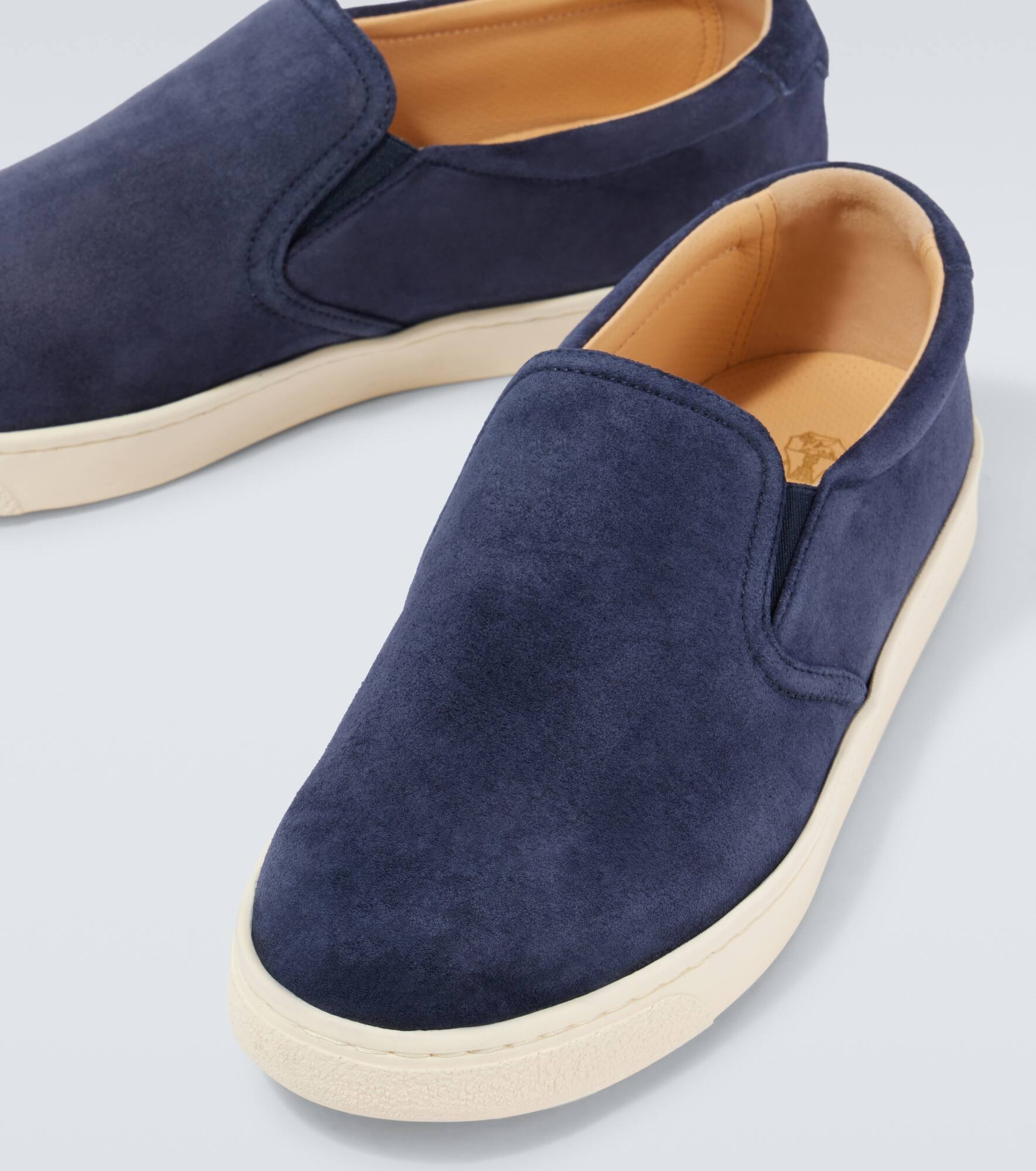 Suede slip-on sneakers - 3