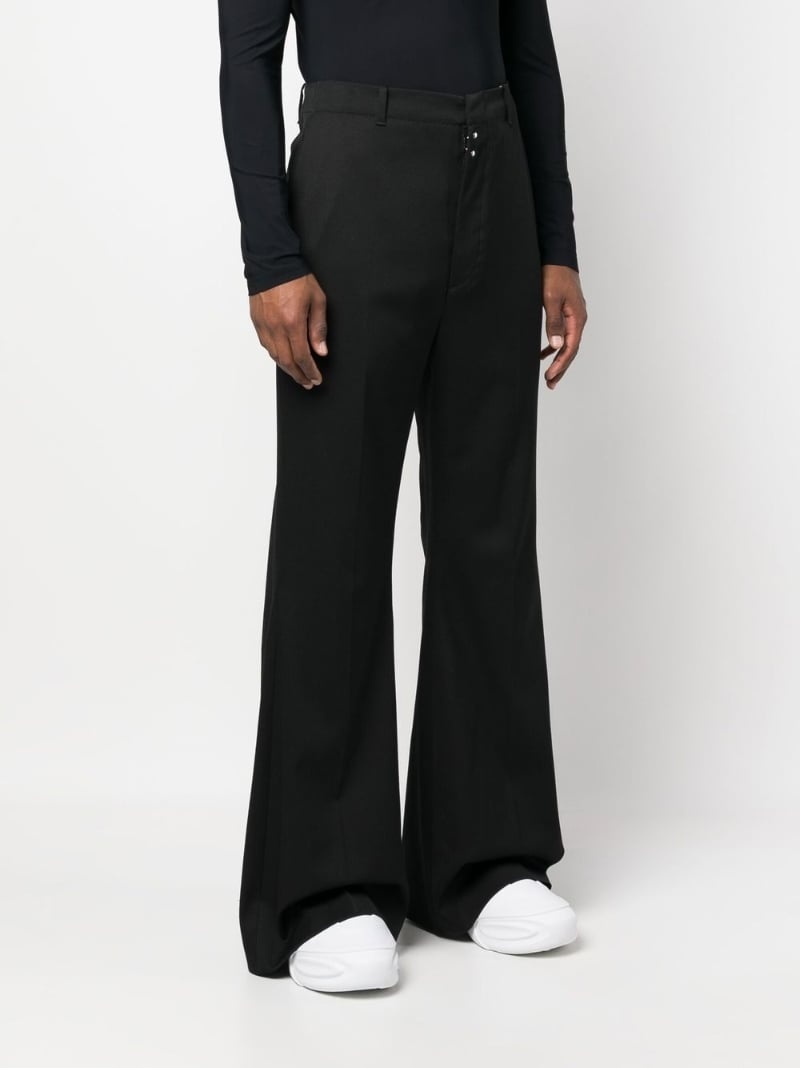 flared tailored trousers - 3