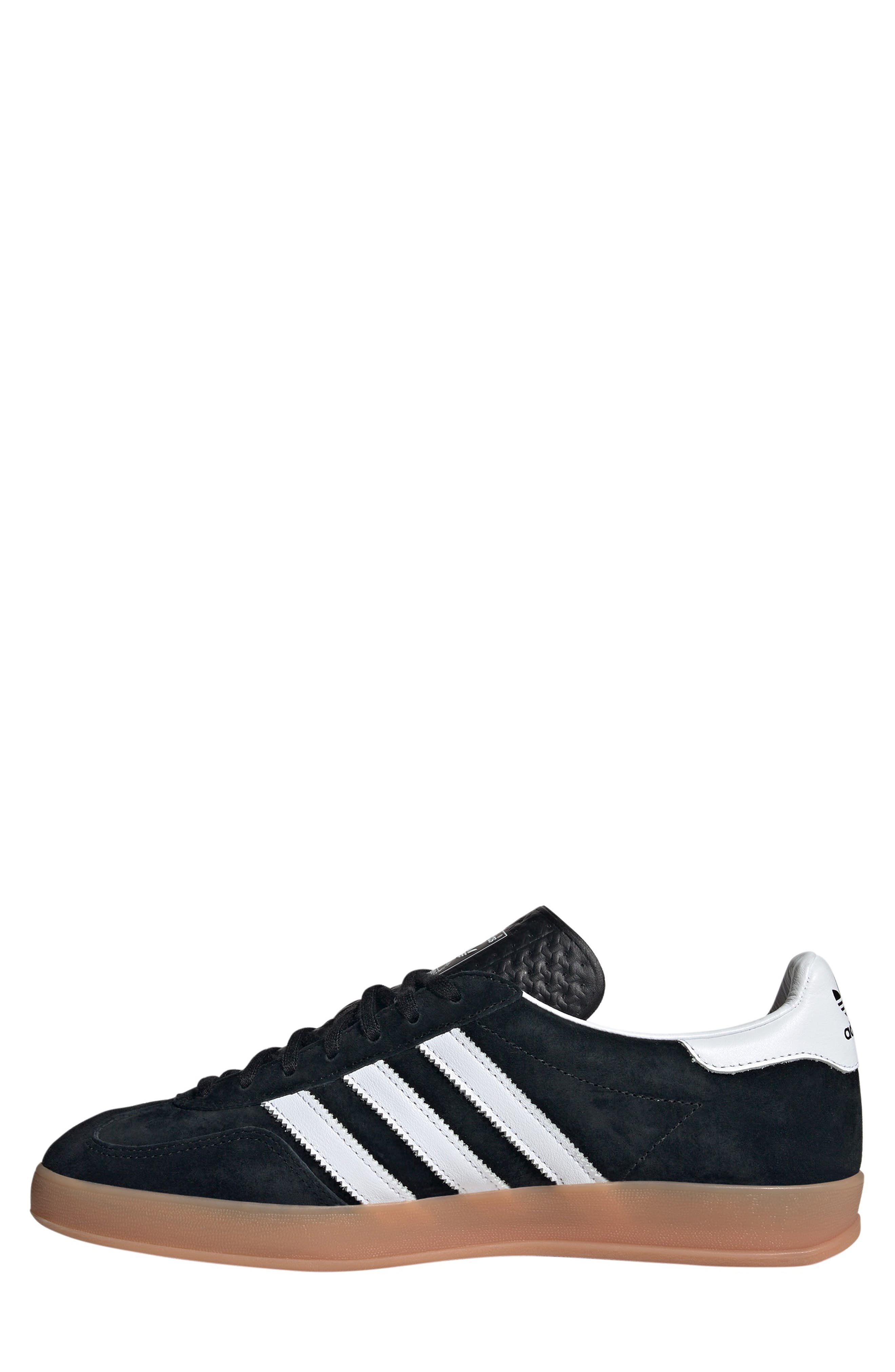 adidas Gazelle Indoor Sneaker in Cblack/ftw at Nordstrom - 6