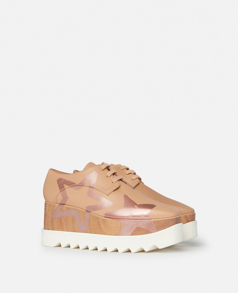 Elyse Painted Star Platform Shoes 2