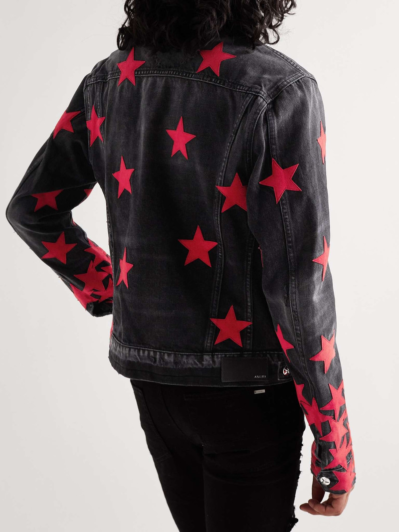 + Chemist Slim-Fit Appliquéd Denim Trucker Jacket 4