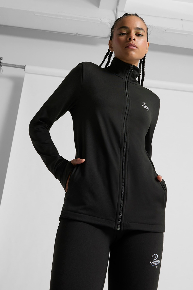 PUMA ESS Script Women's Full-Zip Jacket outlook