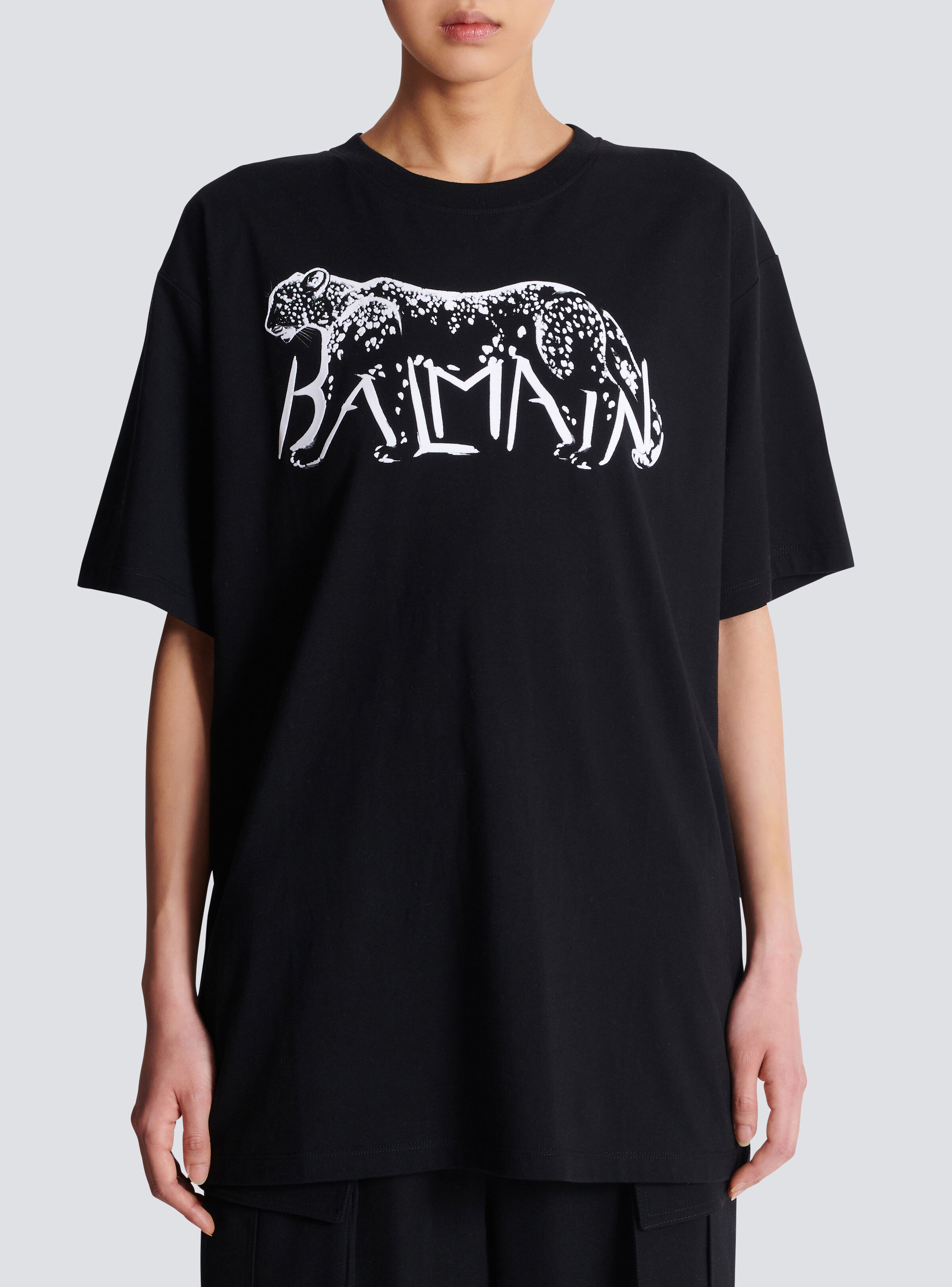 T-shirt with leopard print - 5