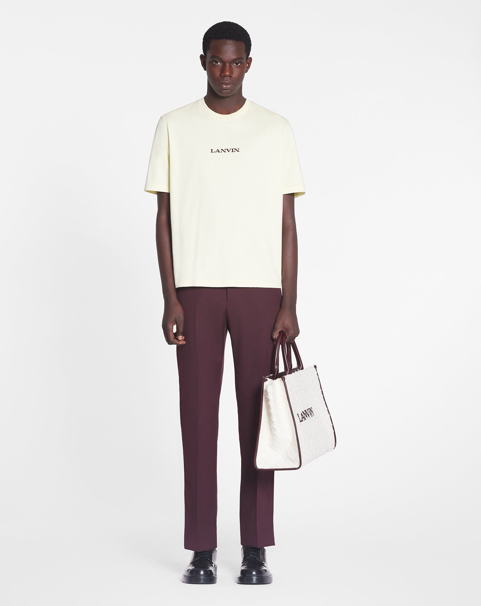 LANVIN EMBROIDERED CLASSIC T-SHIRT - 2