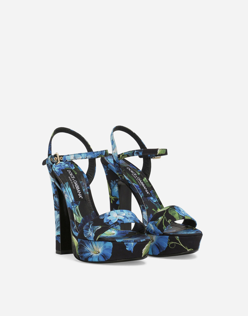 Dolce & Gabbana Charmeuse platform sandals outlook