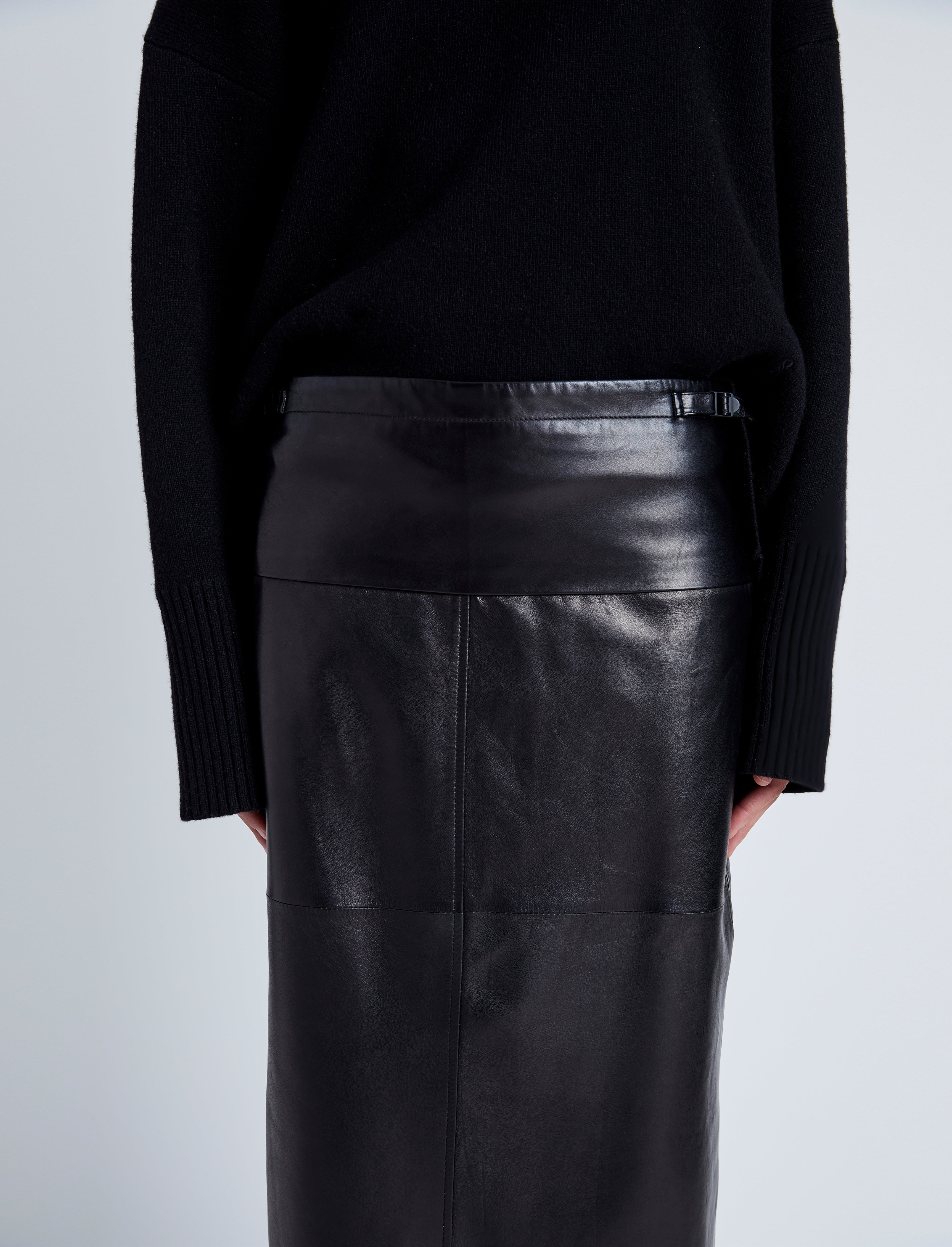 Adriana Skirt in Paper Leather - 5