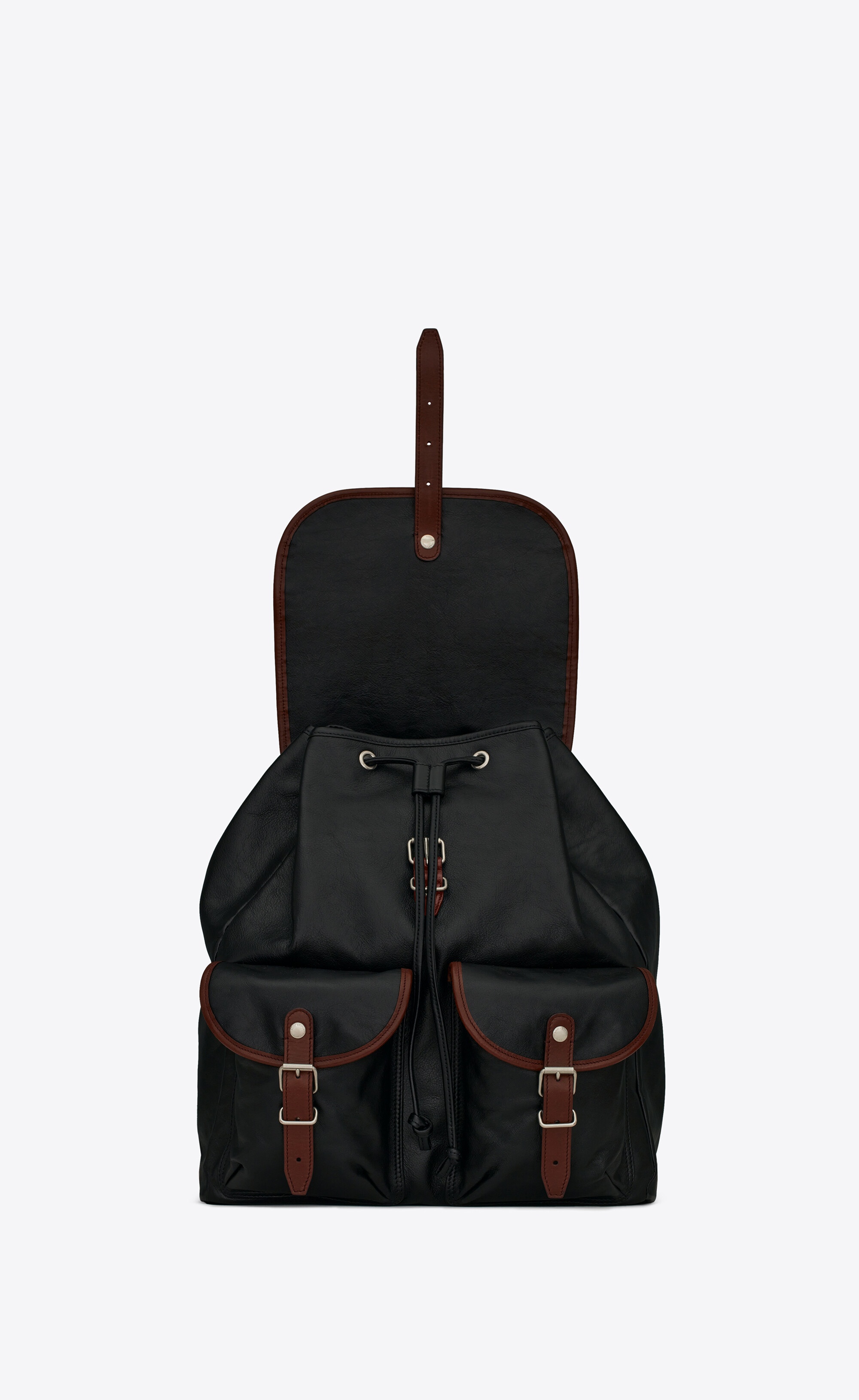 venice backpack in smooth leather - 4