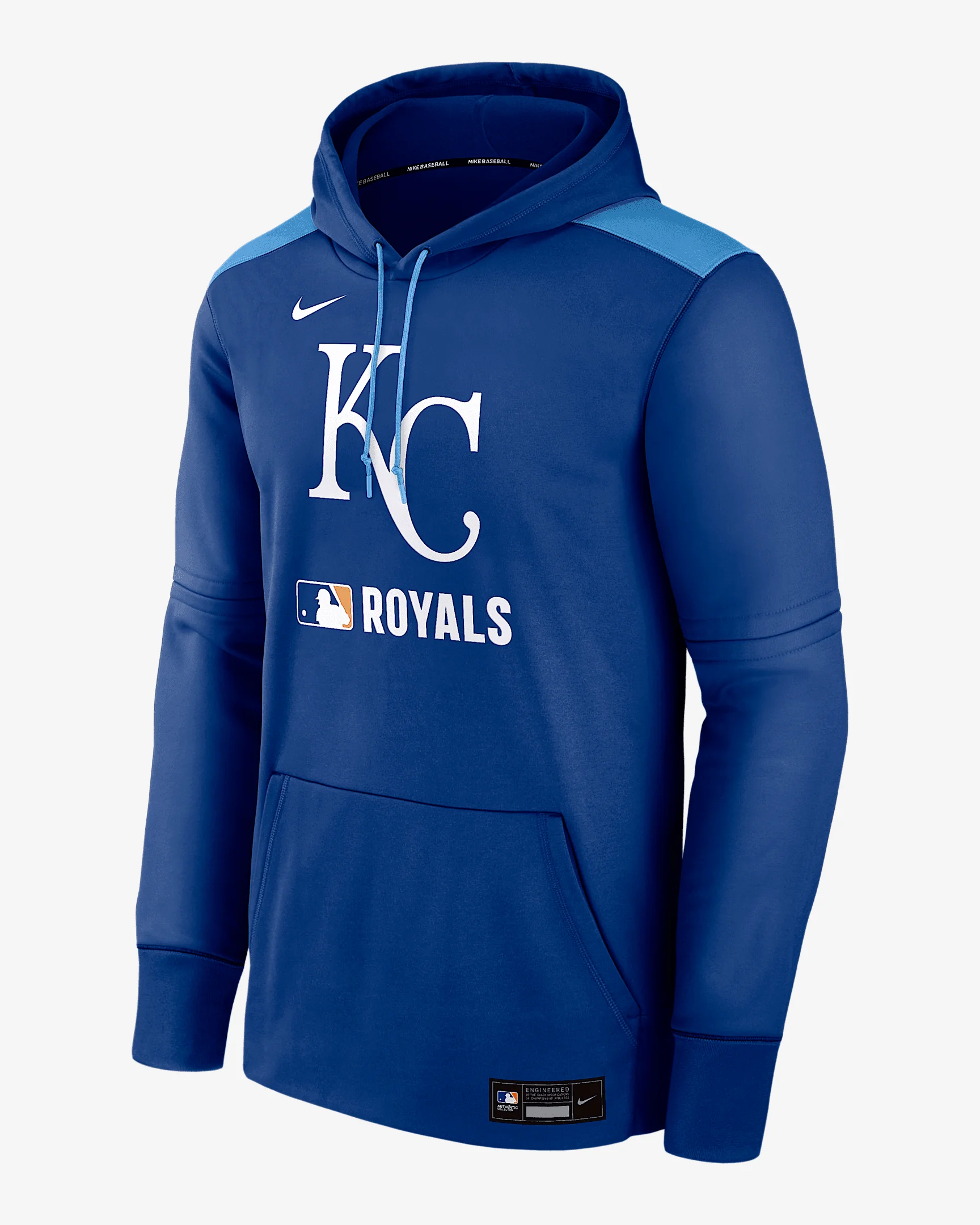 Kansas City Royals Authentic Collection Men's Nike Therma MLB Pullover Hoodie - 1