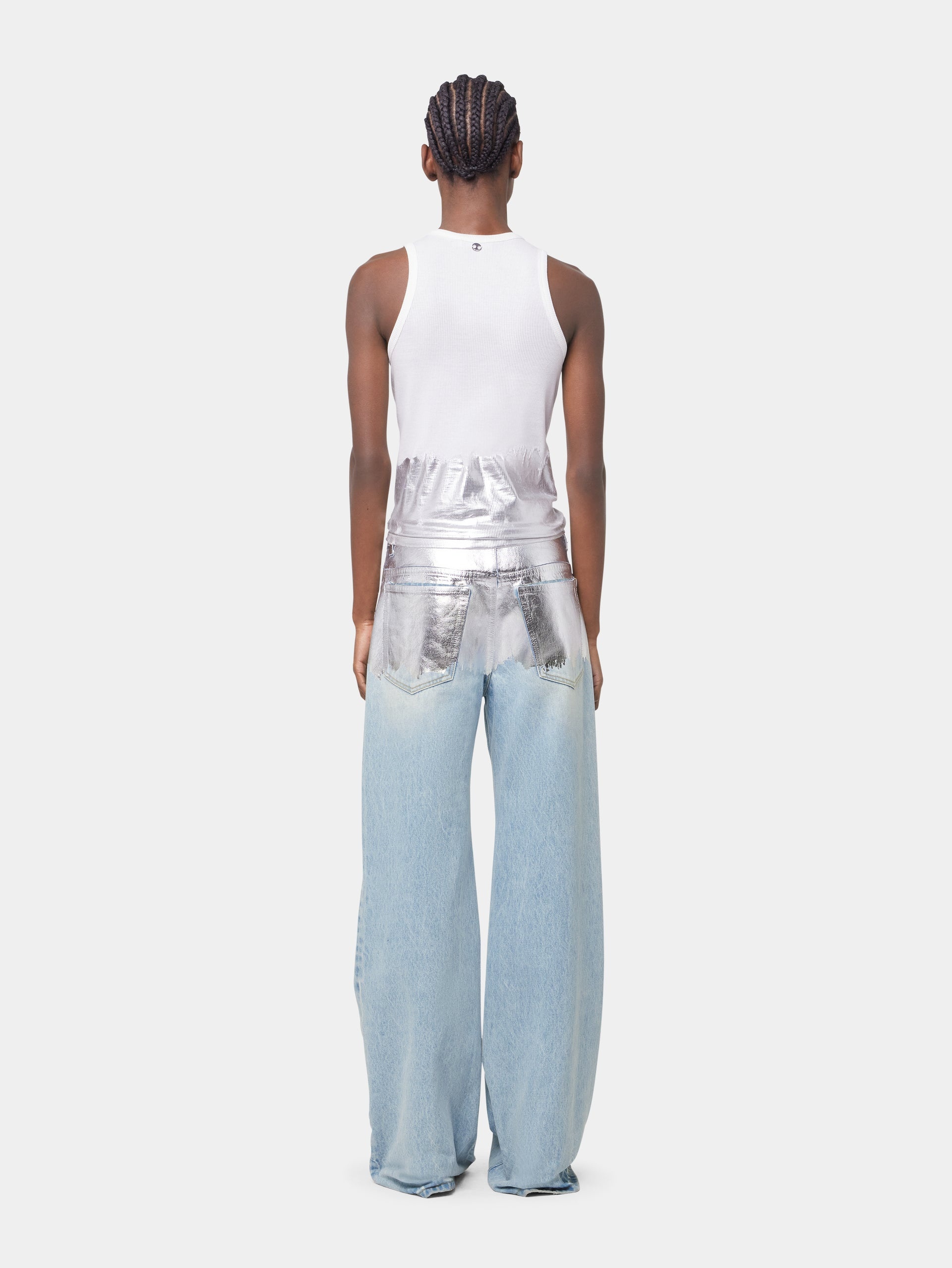 BAGGY TROUSERS IN DENIM - 6