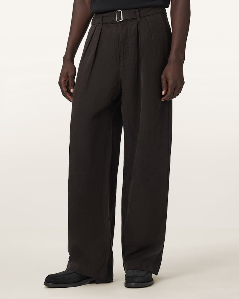 MARKO RELAXED FIT LINEN BLEND PANTS 3