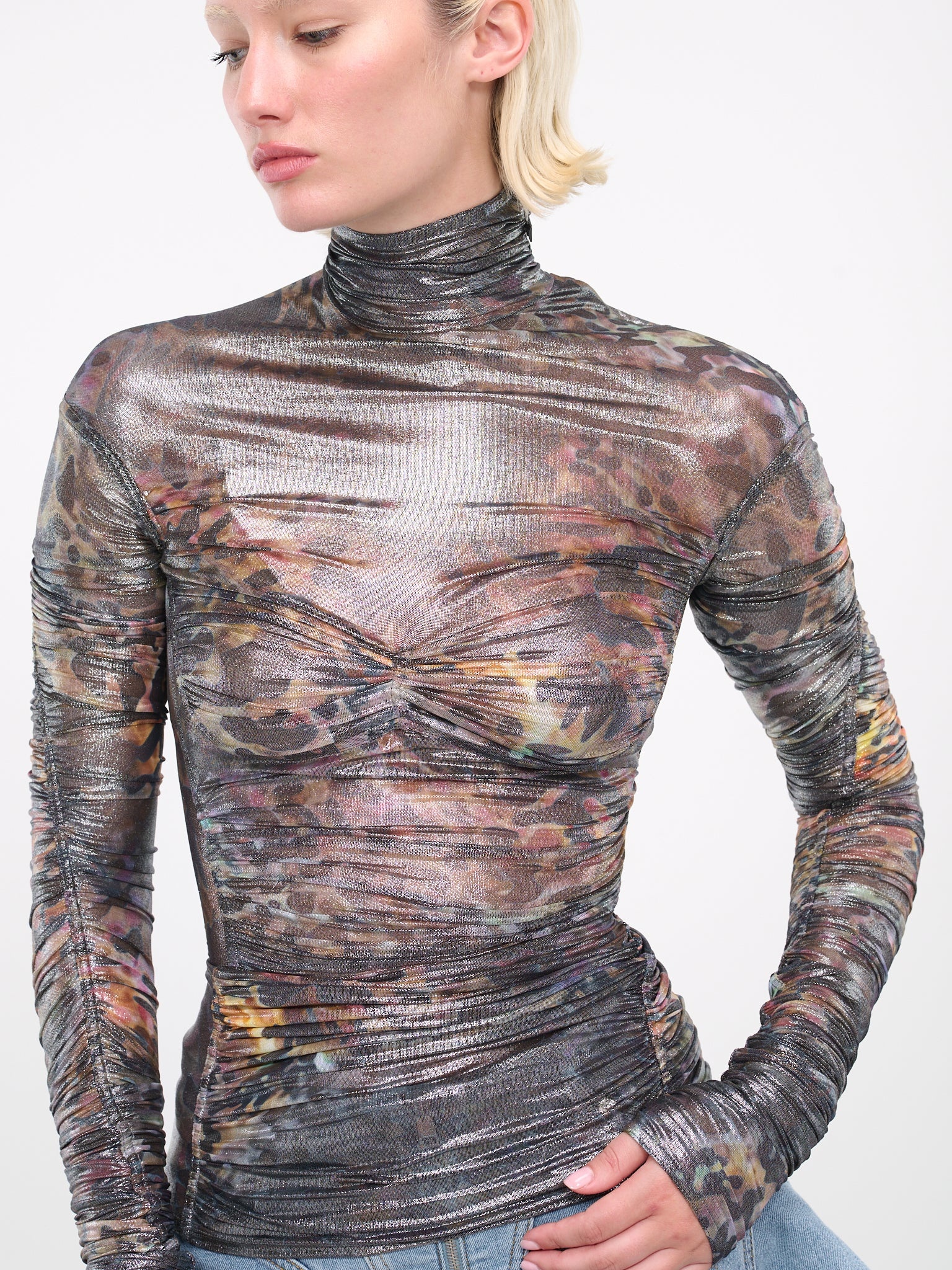Ruched Turtleneck - 5