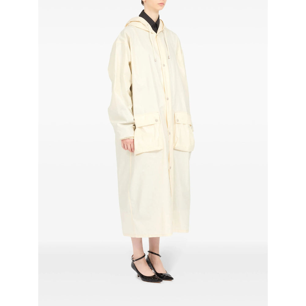 Maison Margiela Neutrals Coats - Single Breasted Coats Women - 6