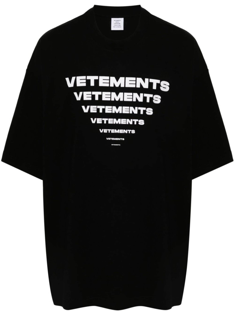 logo-print cotton T-shirt 1