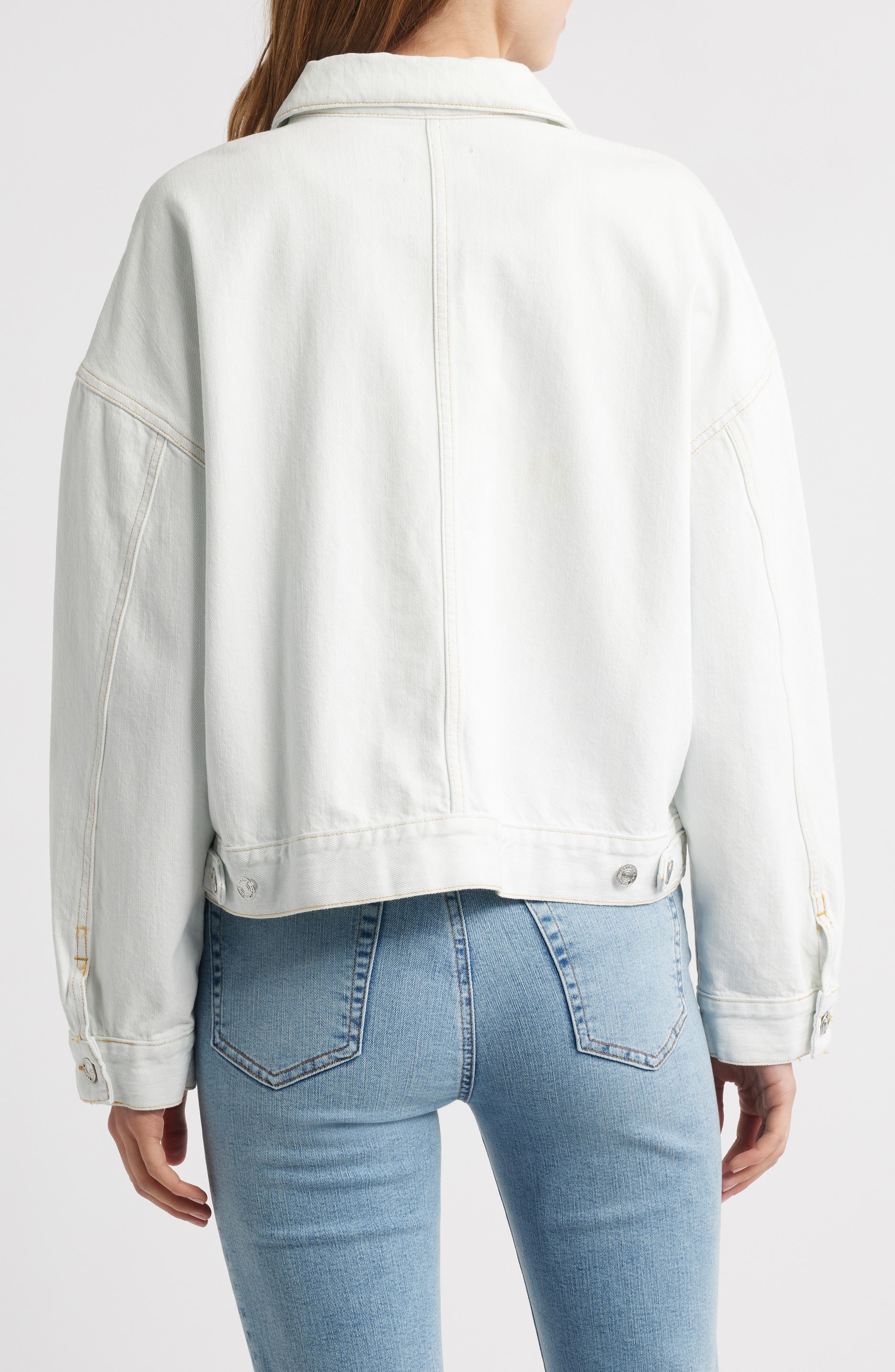FRAME The Boxy Field Denim Jacket in Trinity at Nordstrom - 2
