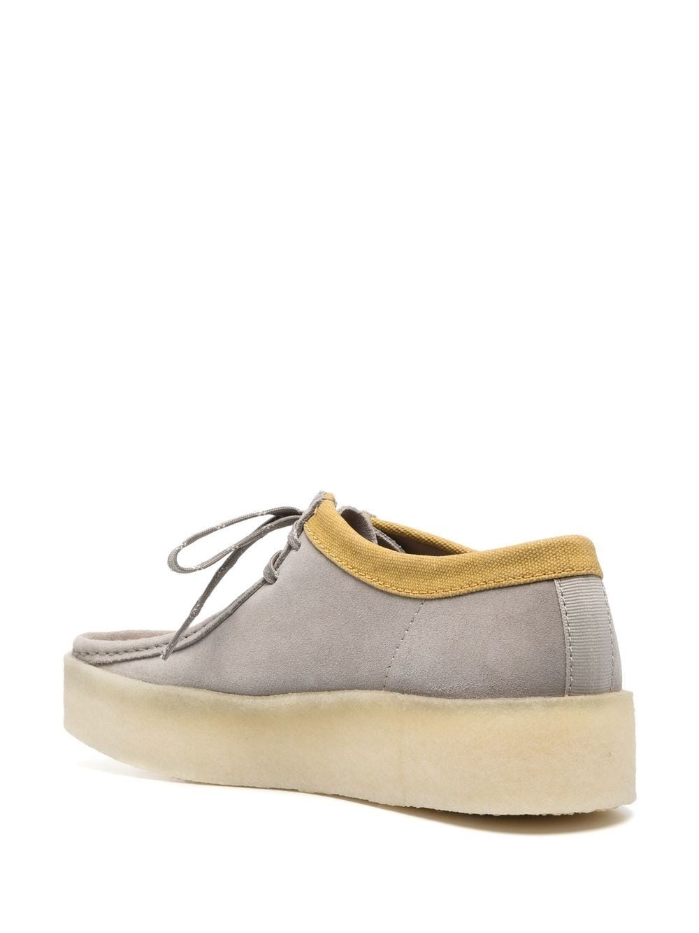 lace-up suede derby shoes - 3