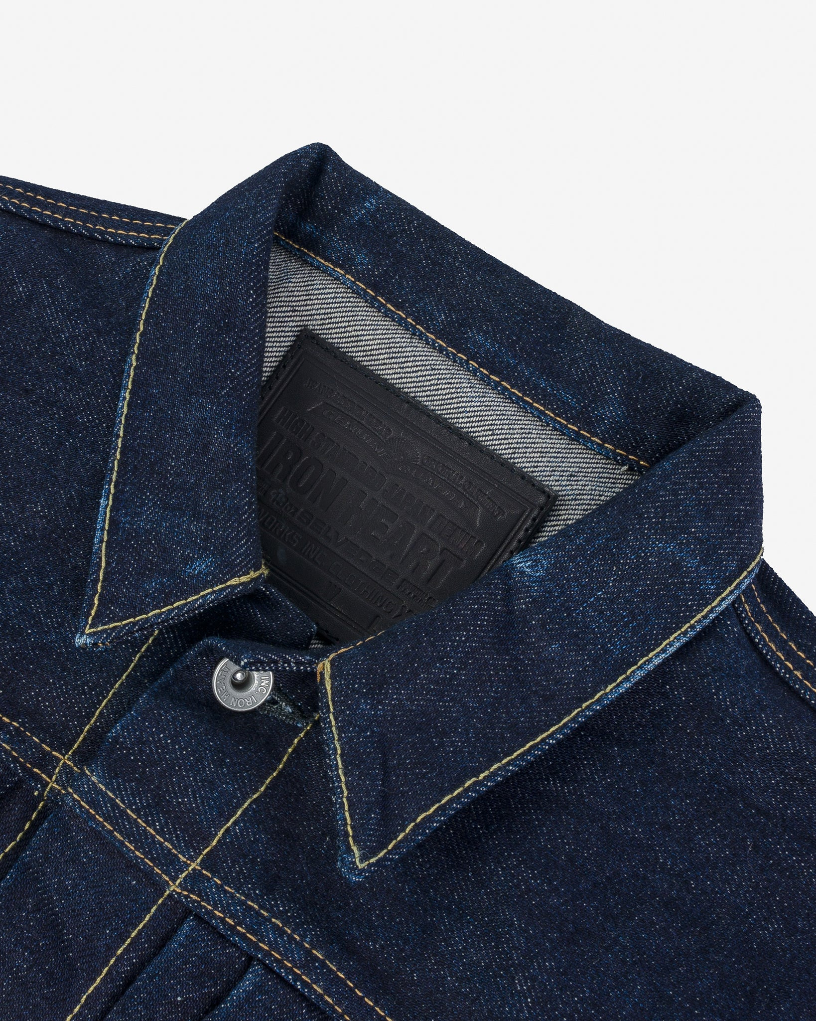 IHJ-139-IND 19oz Selvedge Denim Type II Jacket - Indigo - 9