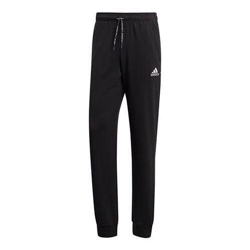 adidas logo Casual Sports Bundle Feet Long Pants Black DX9214 - 1