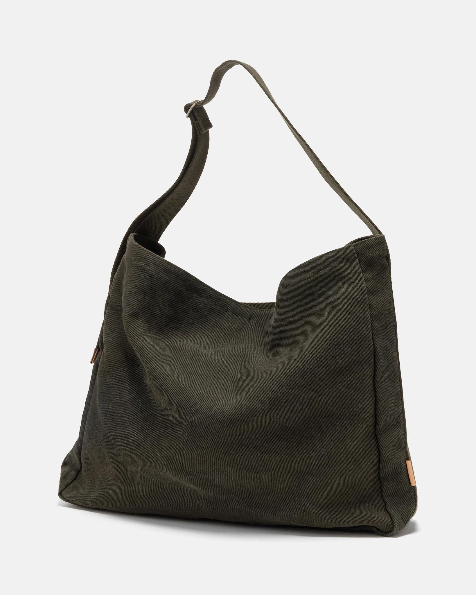Square Shoulder Bag Big Khaki - 1